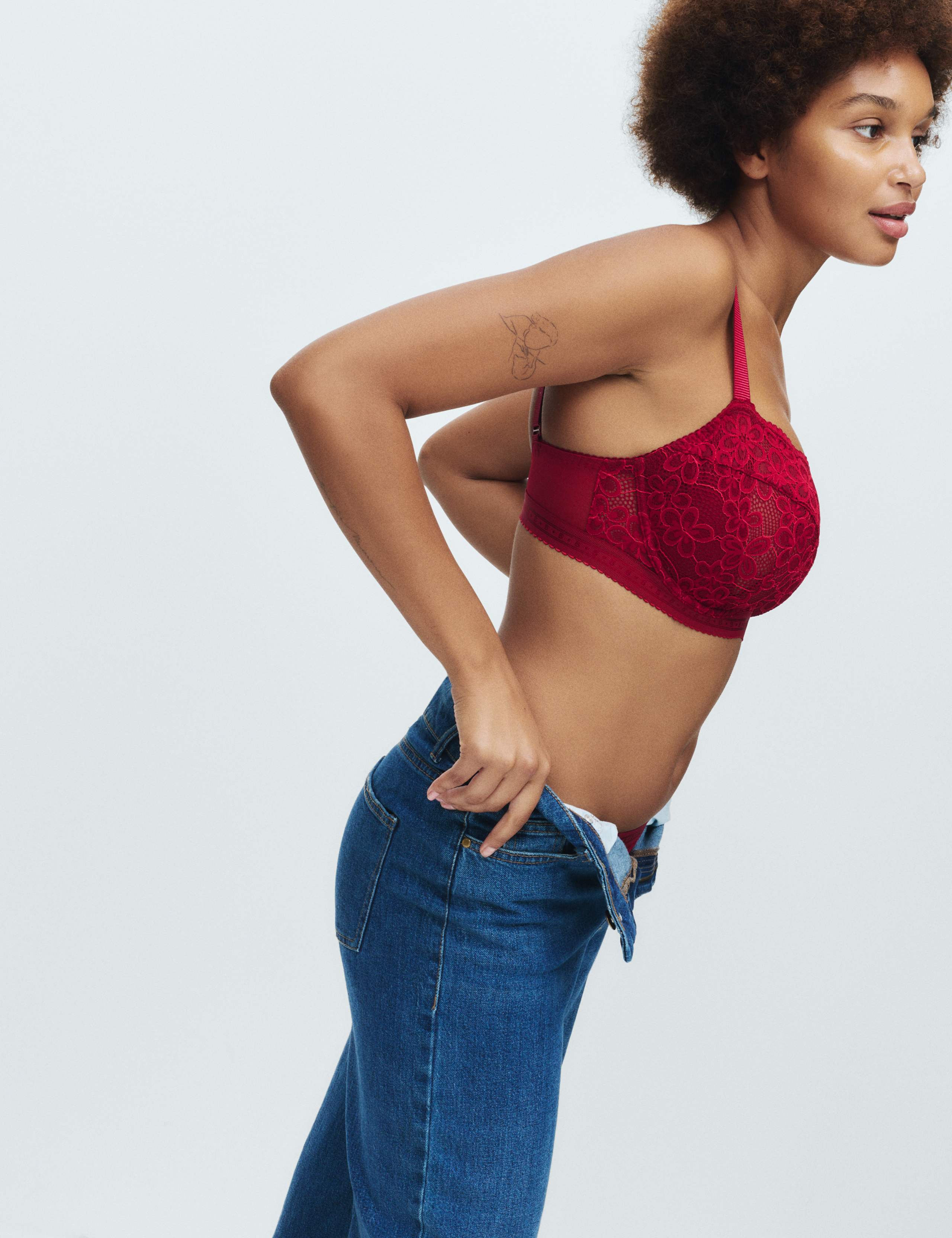 Cleo Lace Wired Balcony Bra (F-H) 4 of 7