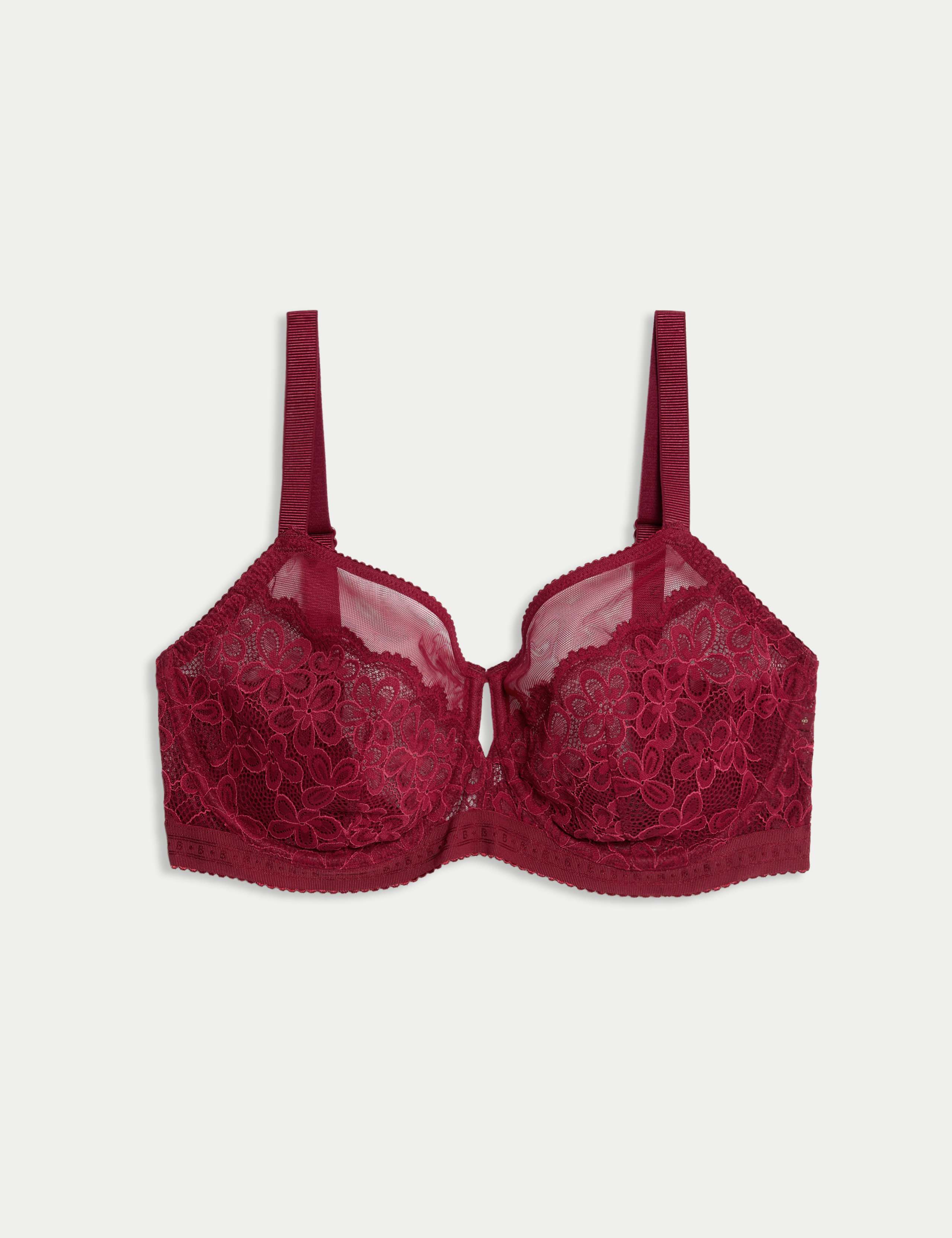 Cleo Lace Wired Minimiser Bra (C-G) 1 of 3