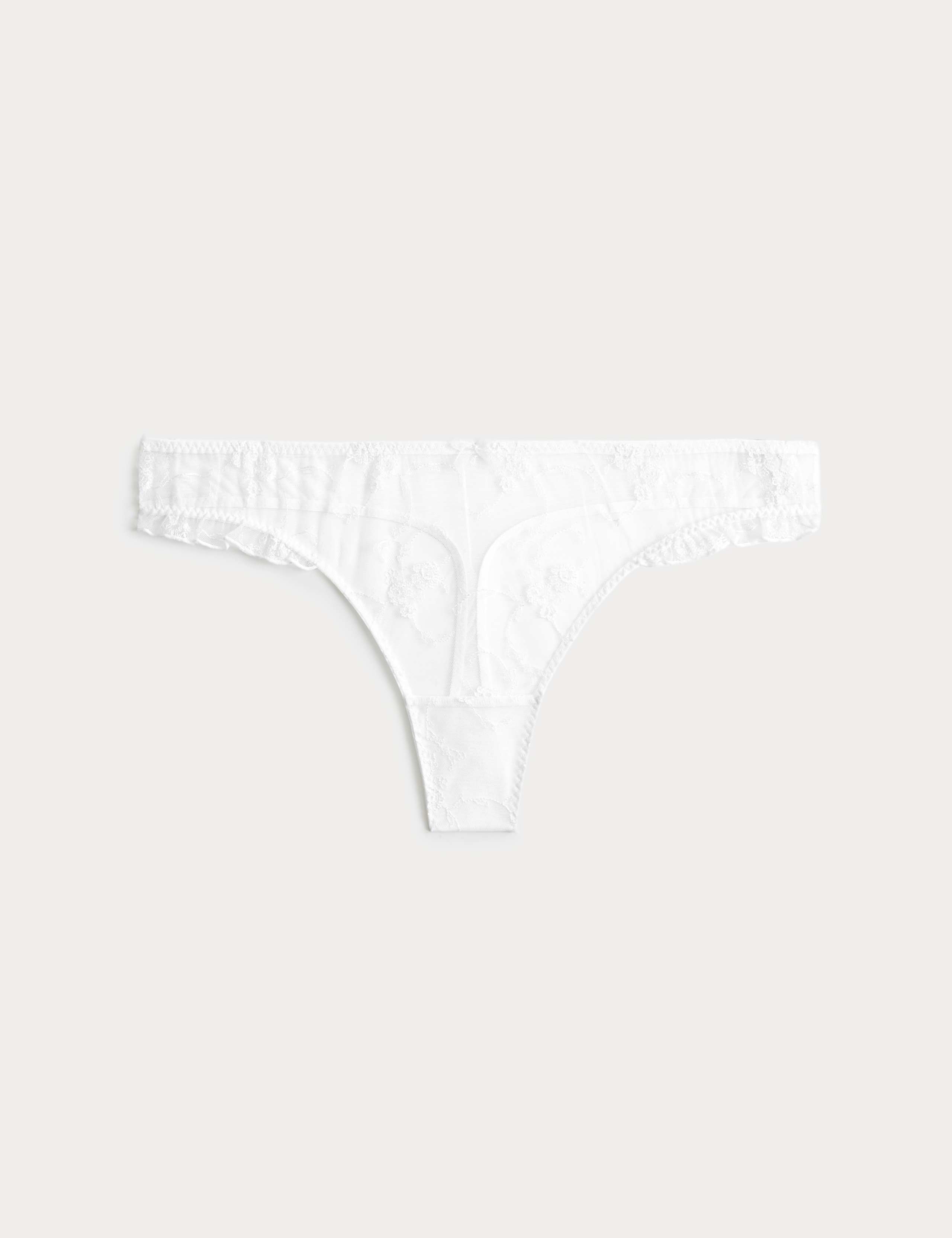 Helena Embroidery Thong 1 of 2
