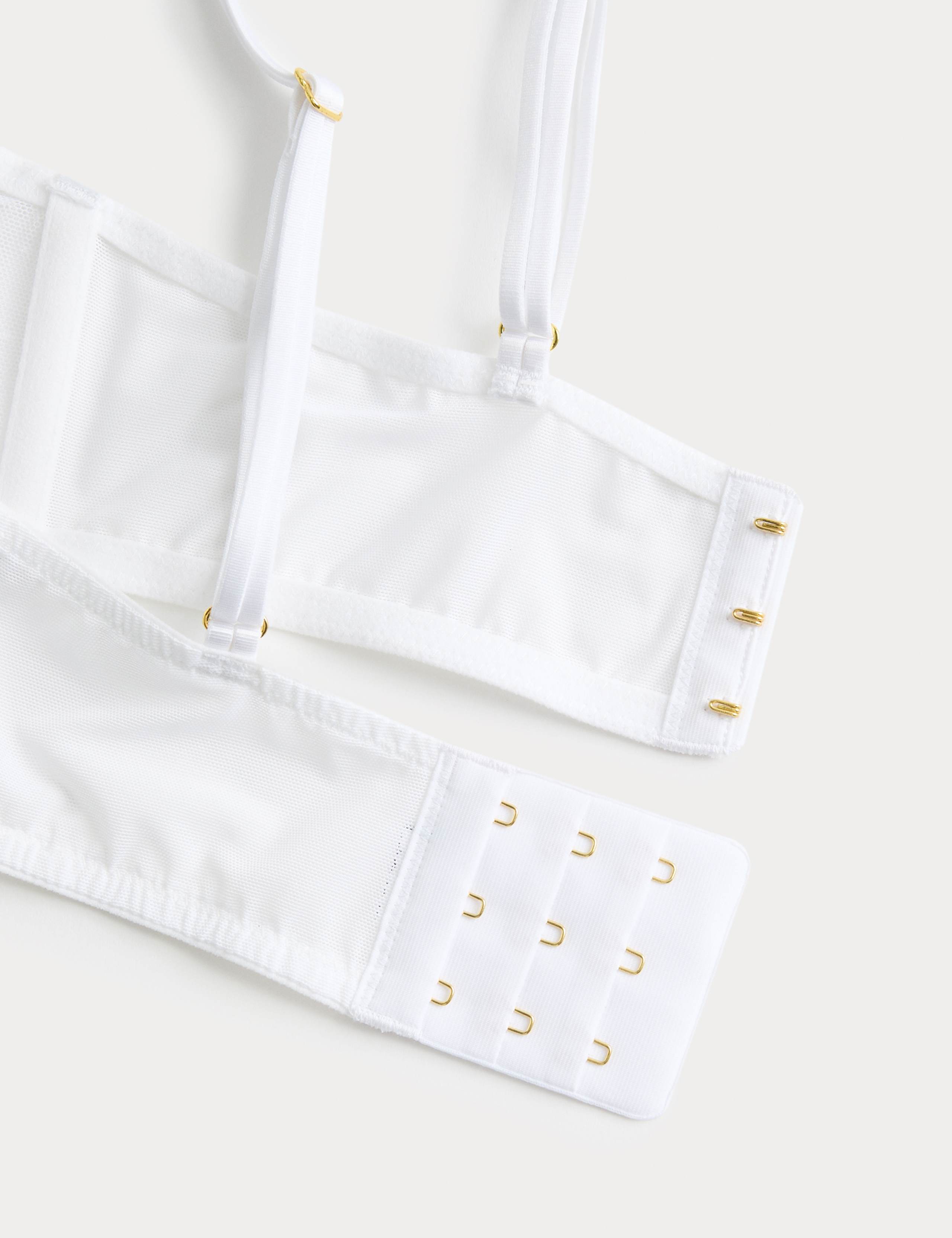 Leah Embroidery Wired Longline Balcony Bra (A-E) 6 of 6