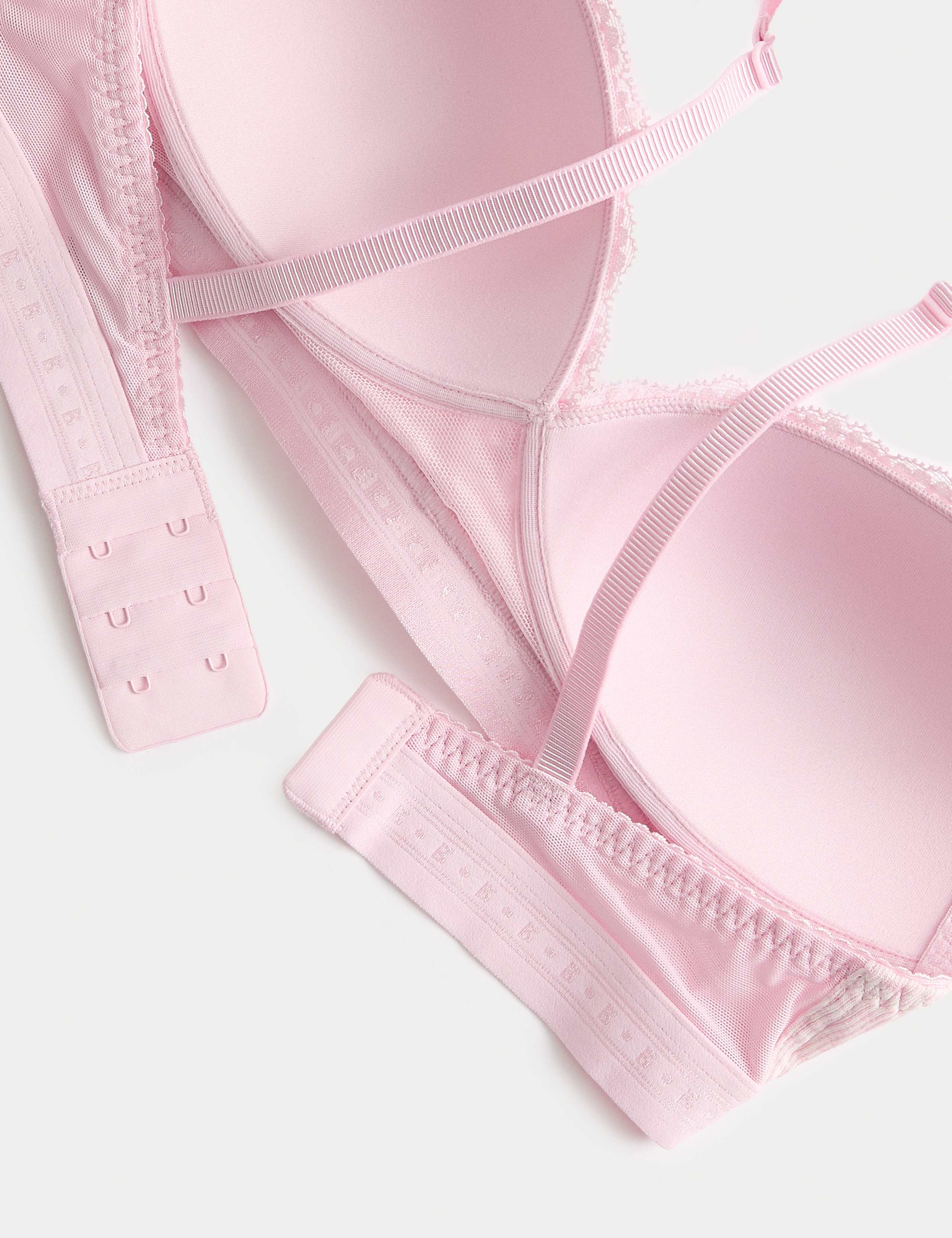 Lotta Cotton Blend Rib Non Wired Plunge Bra (A-E) 7 of 8