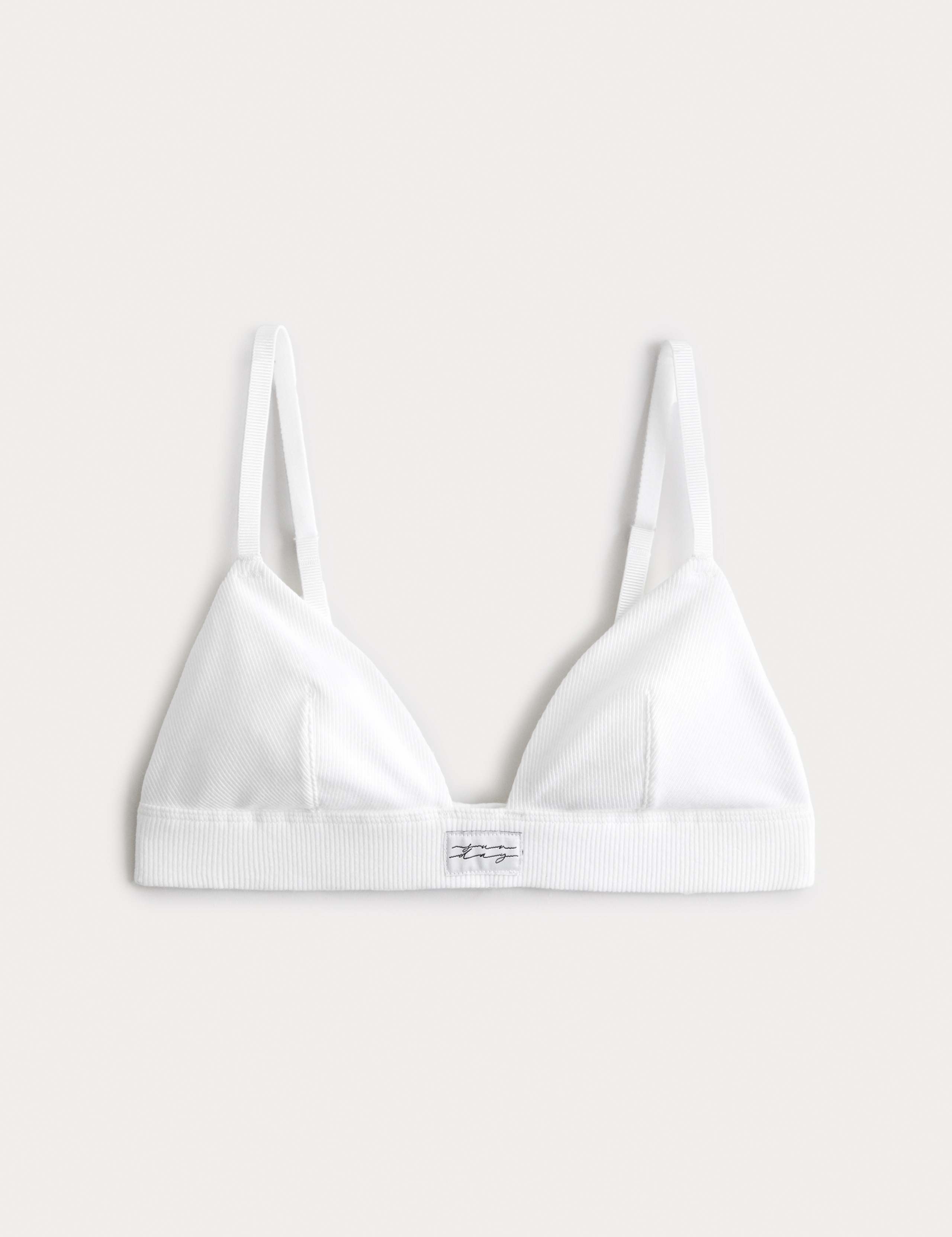 Juni Cotton Rib Non Wired Bralette A-E 2 of 6