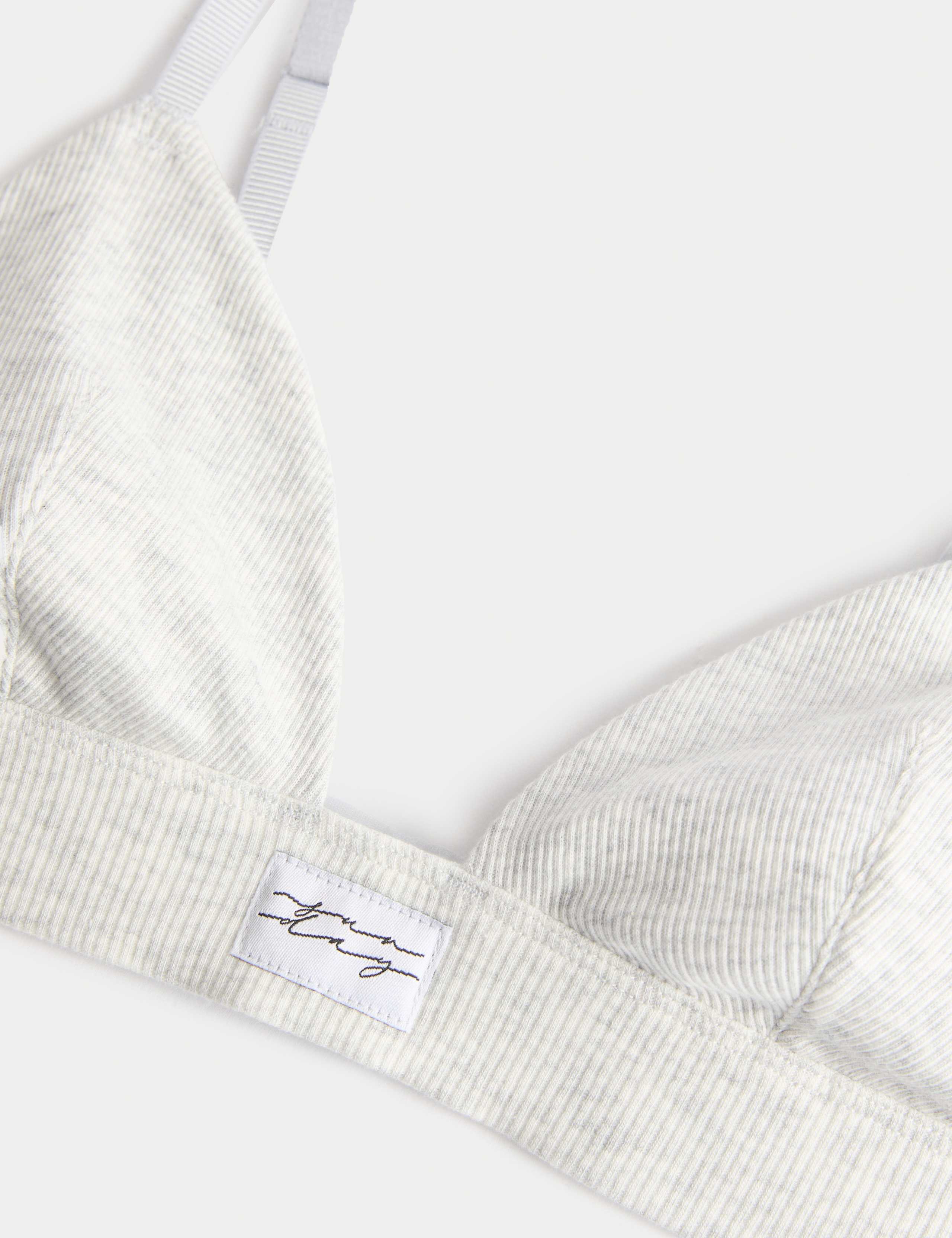 Juni Cotton Rib Non Wired Bralette A-E 5 of 6