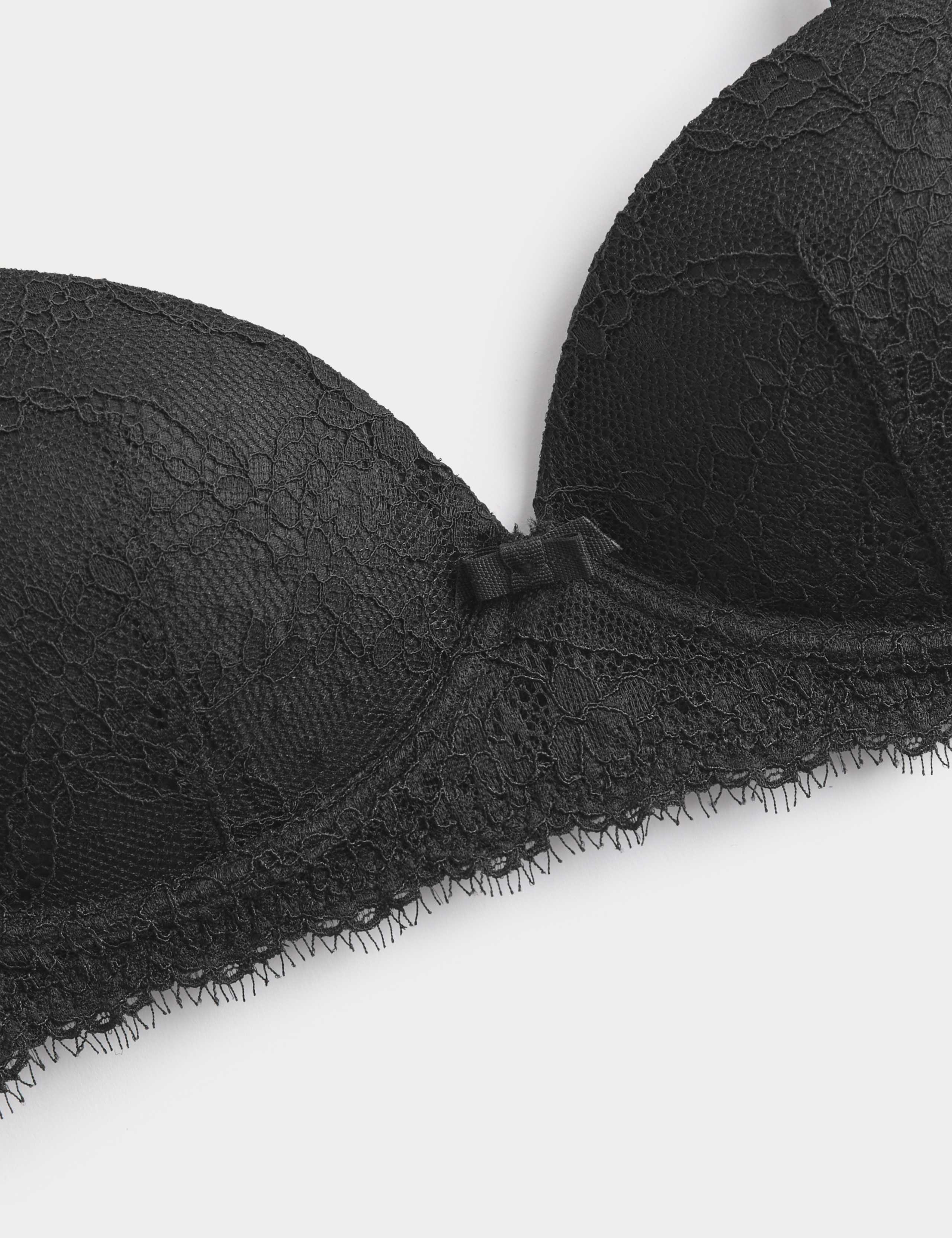 Ida Lace Non Wired Push-Up Plunge Bra (A-E) 2 of 2