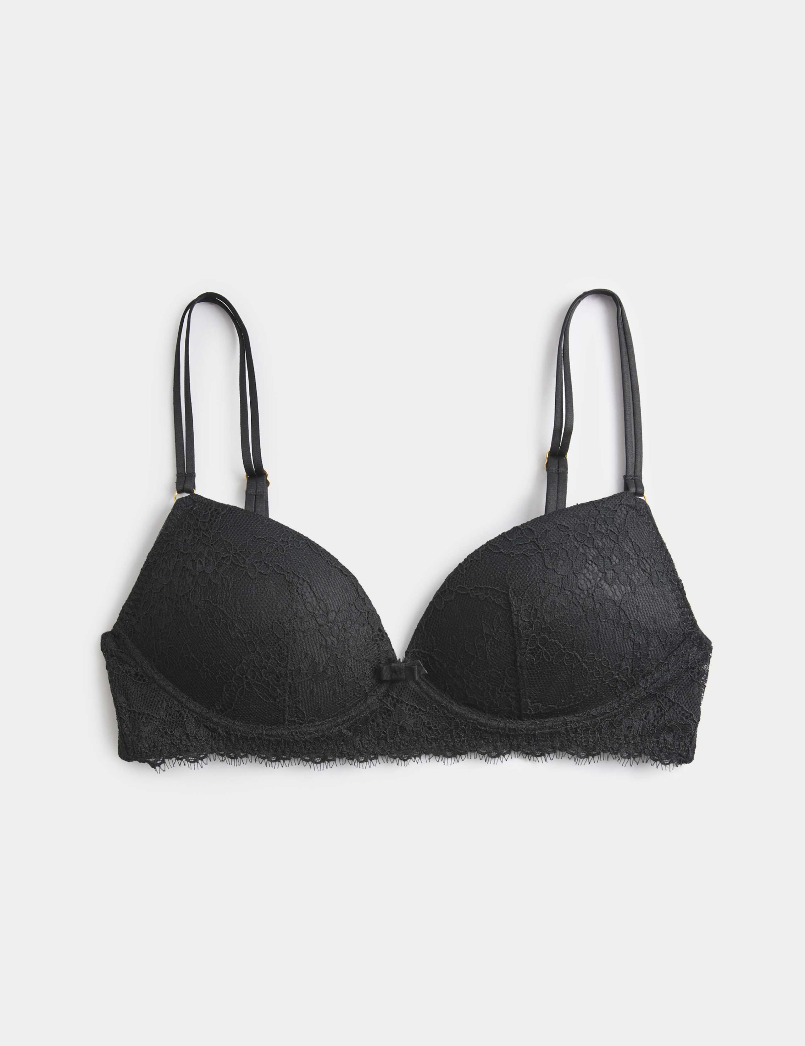 Ida Lace Non Wired Push-Up Plunge Bra A-E 2 of 5