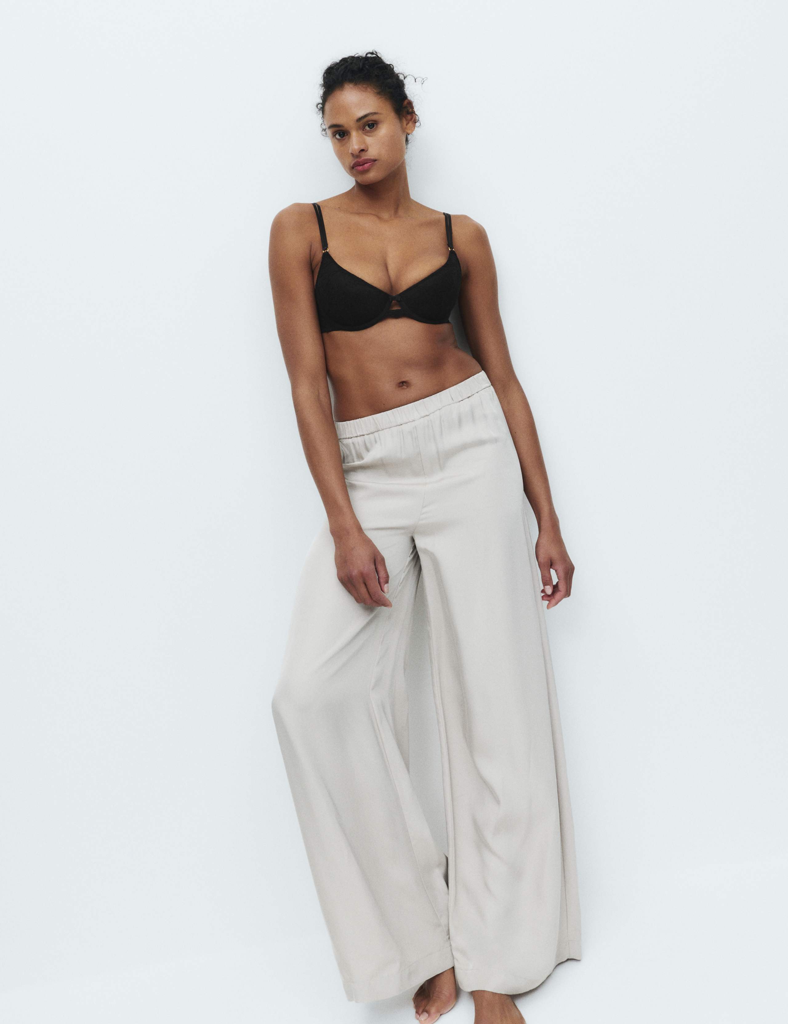 Ida Lace Wired Demi Cup Bra (A-E) 1 of 7