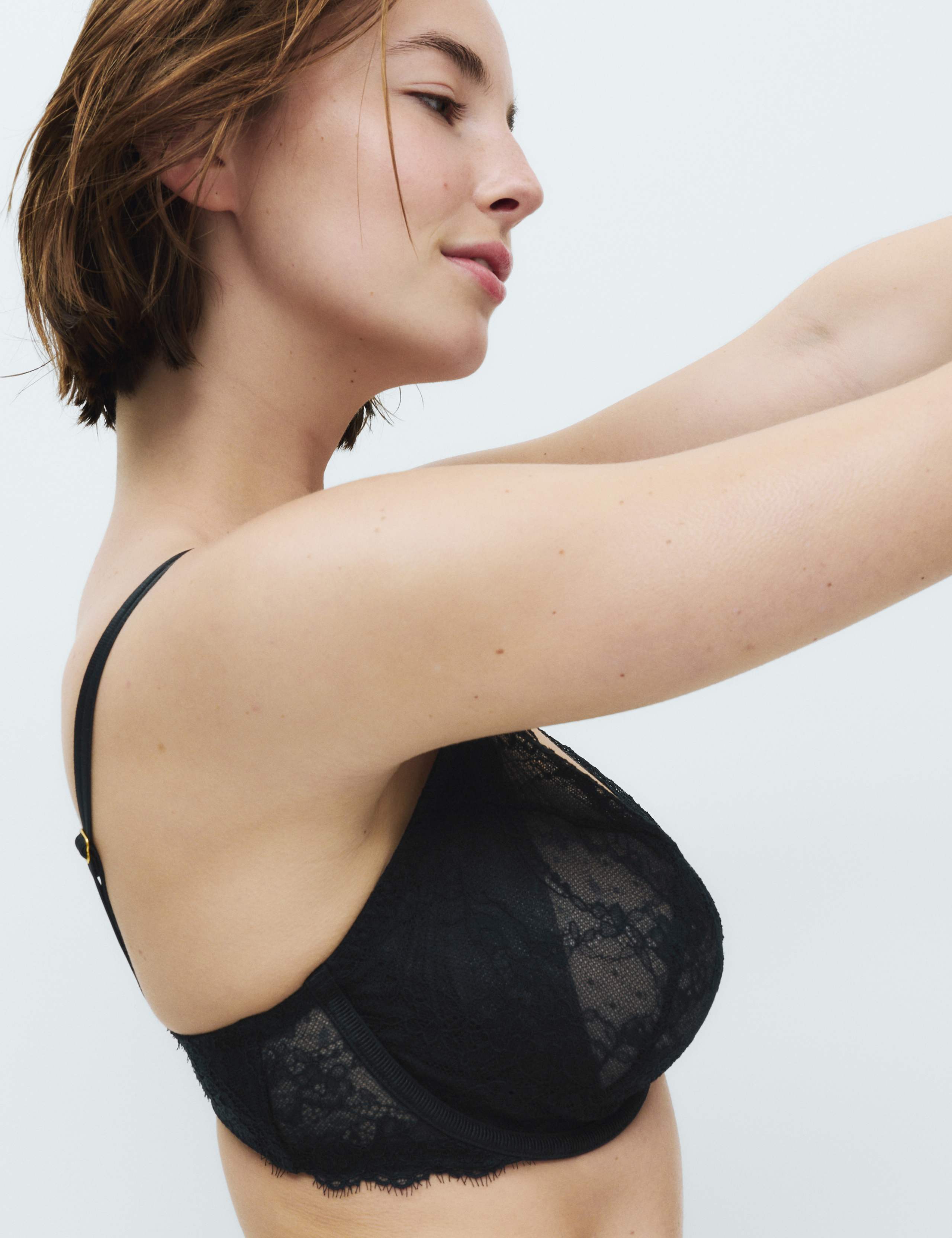 Ida Lace Wired Plunge Bra F-H 3 of 6