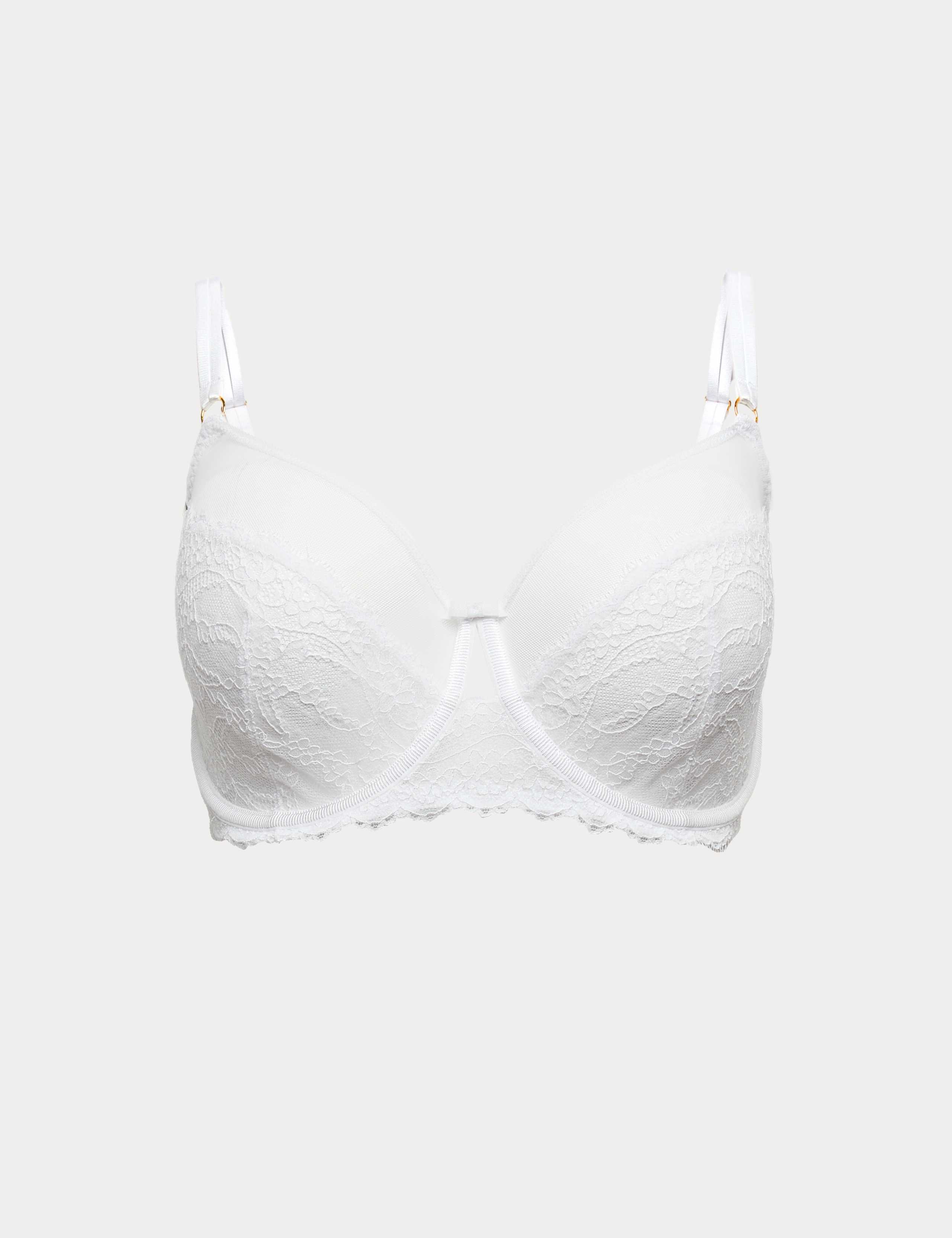 Ida Lace Wired Minimiser Bra (C-G) 1 of 3