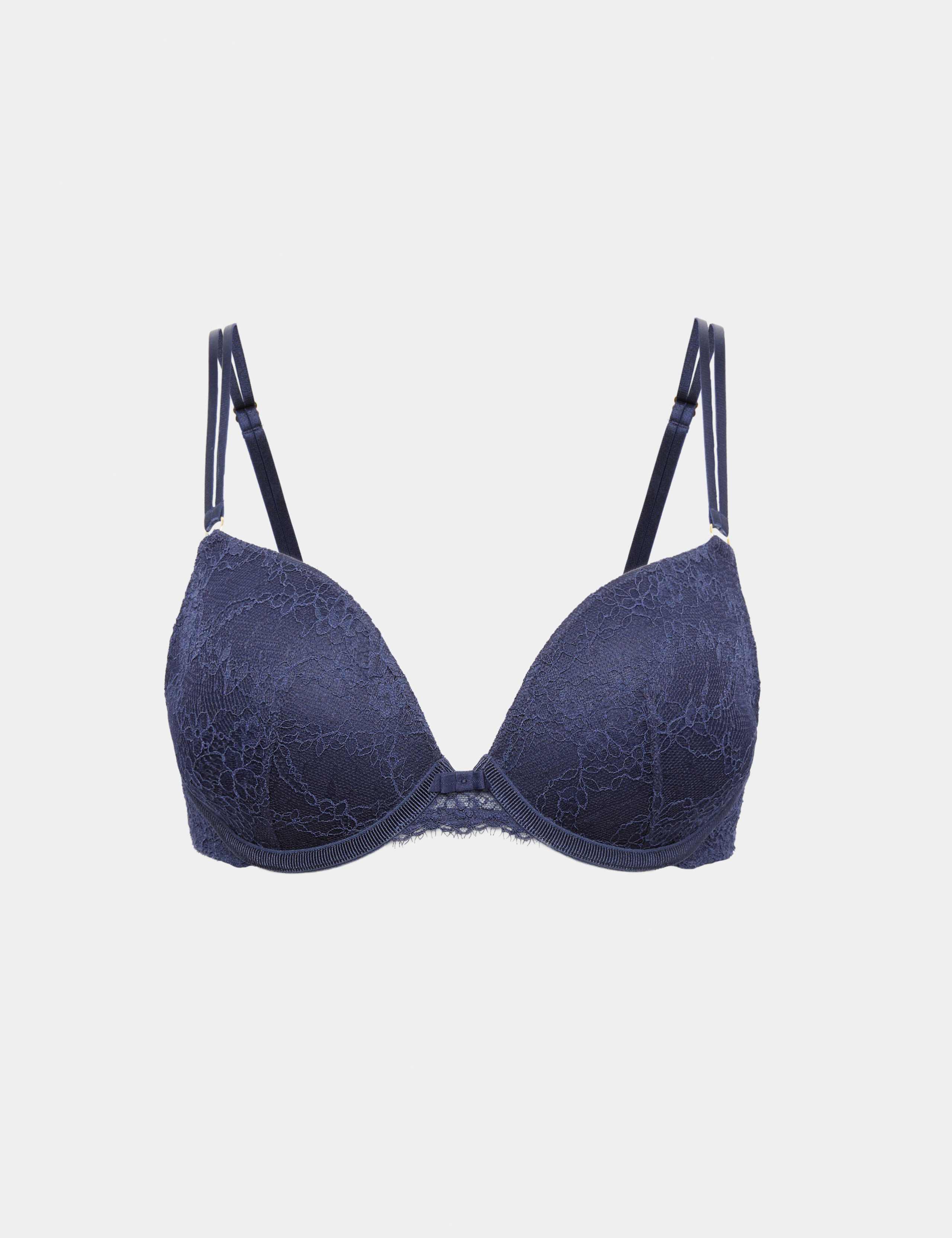 Ida Lace Wired Push-Up Plunge Bra A-E 2 of 5