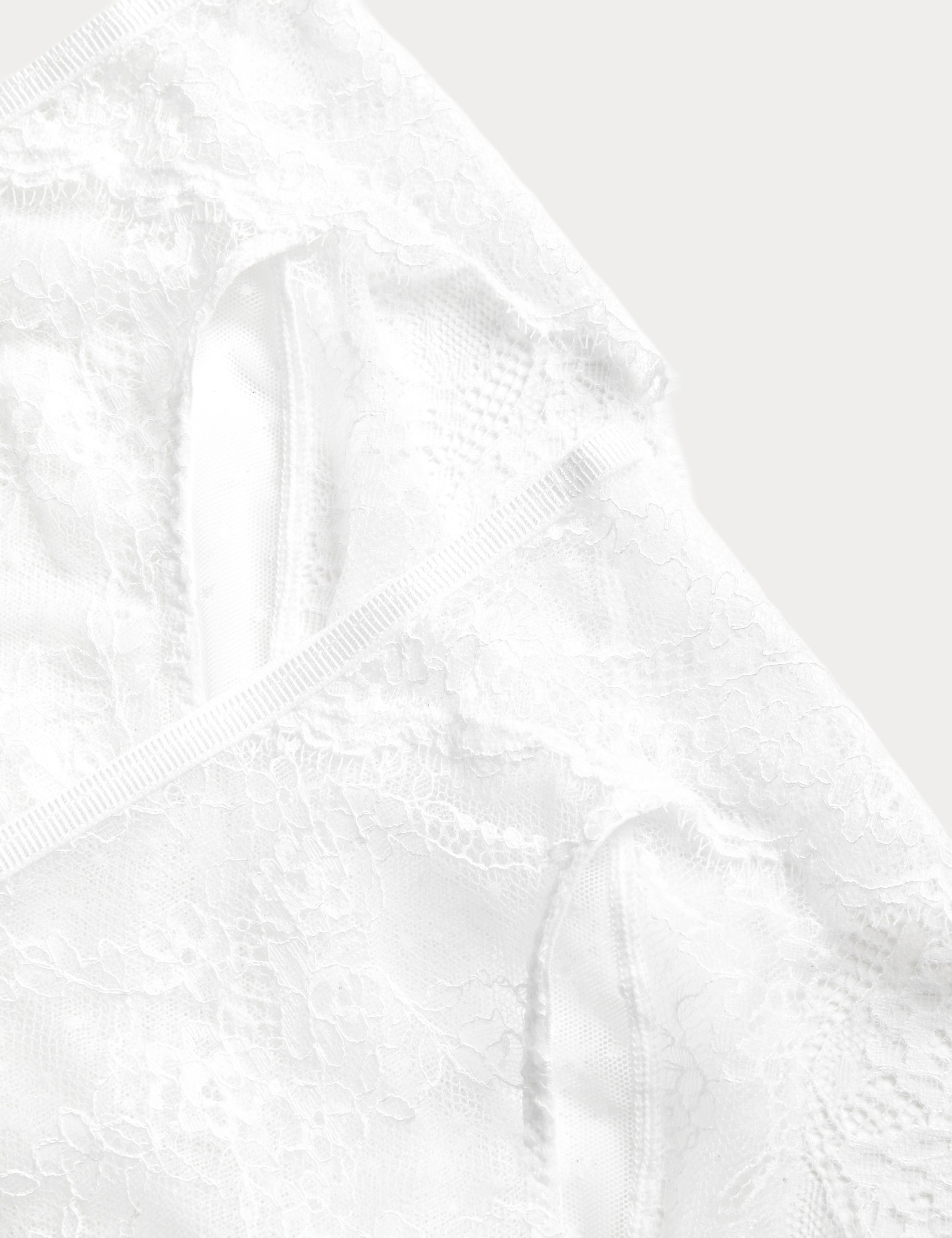 2 Pack Ida Lace High Waisted High Leg Knickers 5 of 5