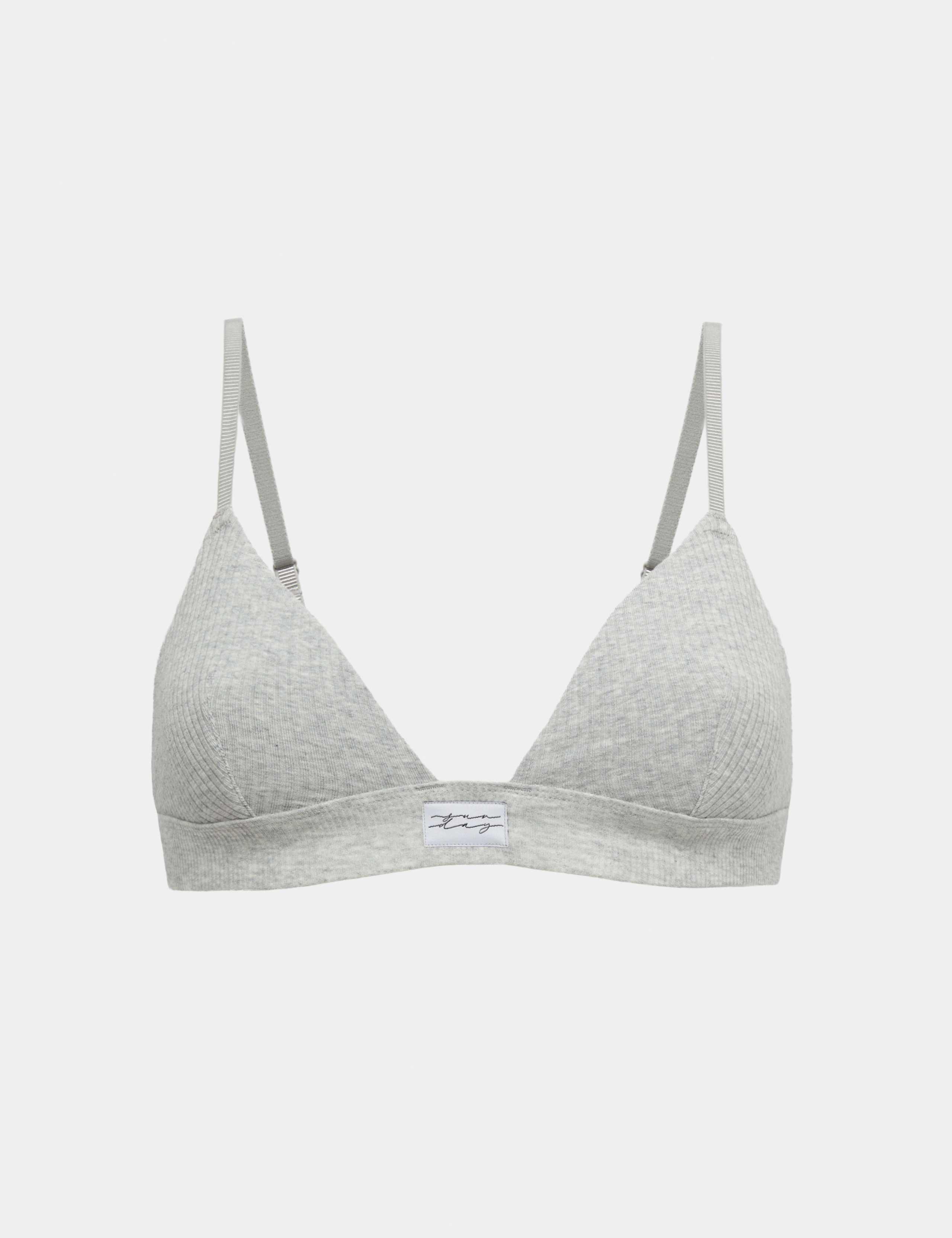 Asta Cotton Rib Non Wired Bralette 2 of 5