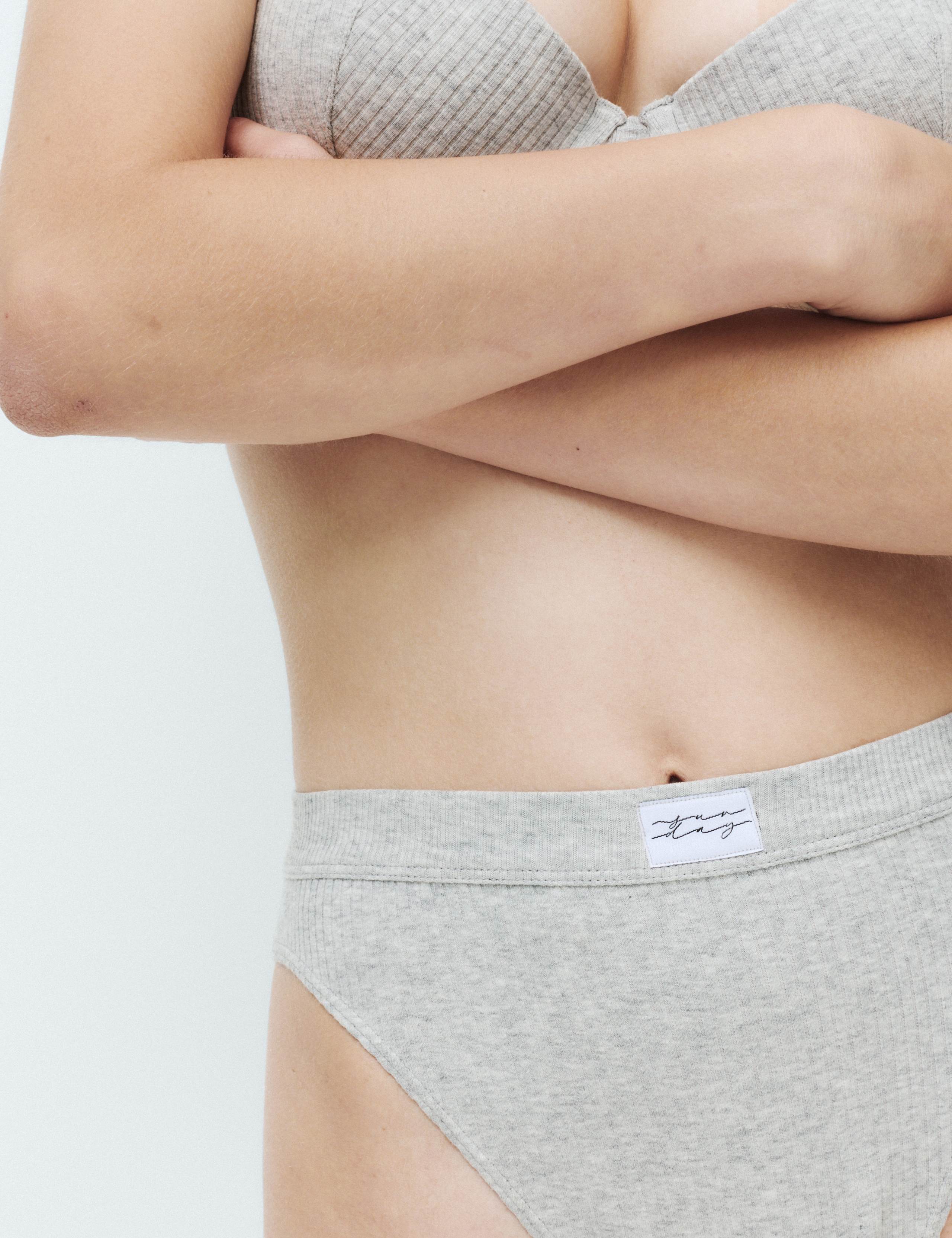 2 Pack Asta Rib High Leg Knickers 3 of 4