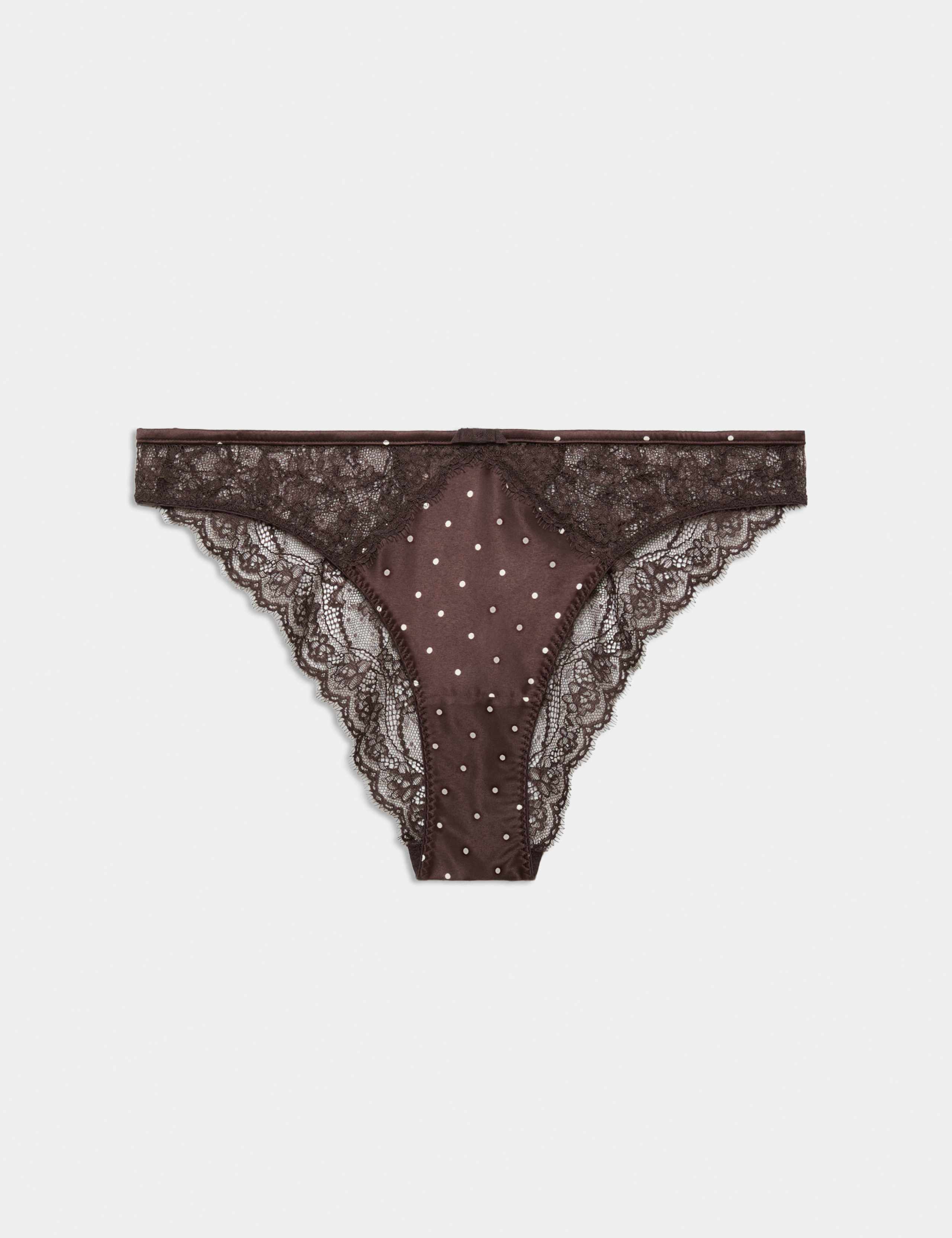 Luna Spot Lace Brazilian Knickers 2 of 5