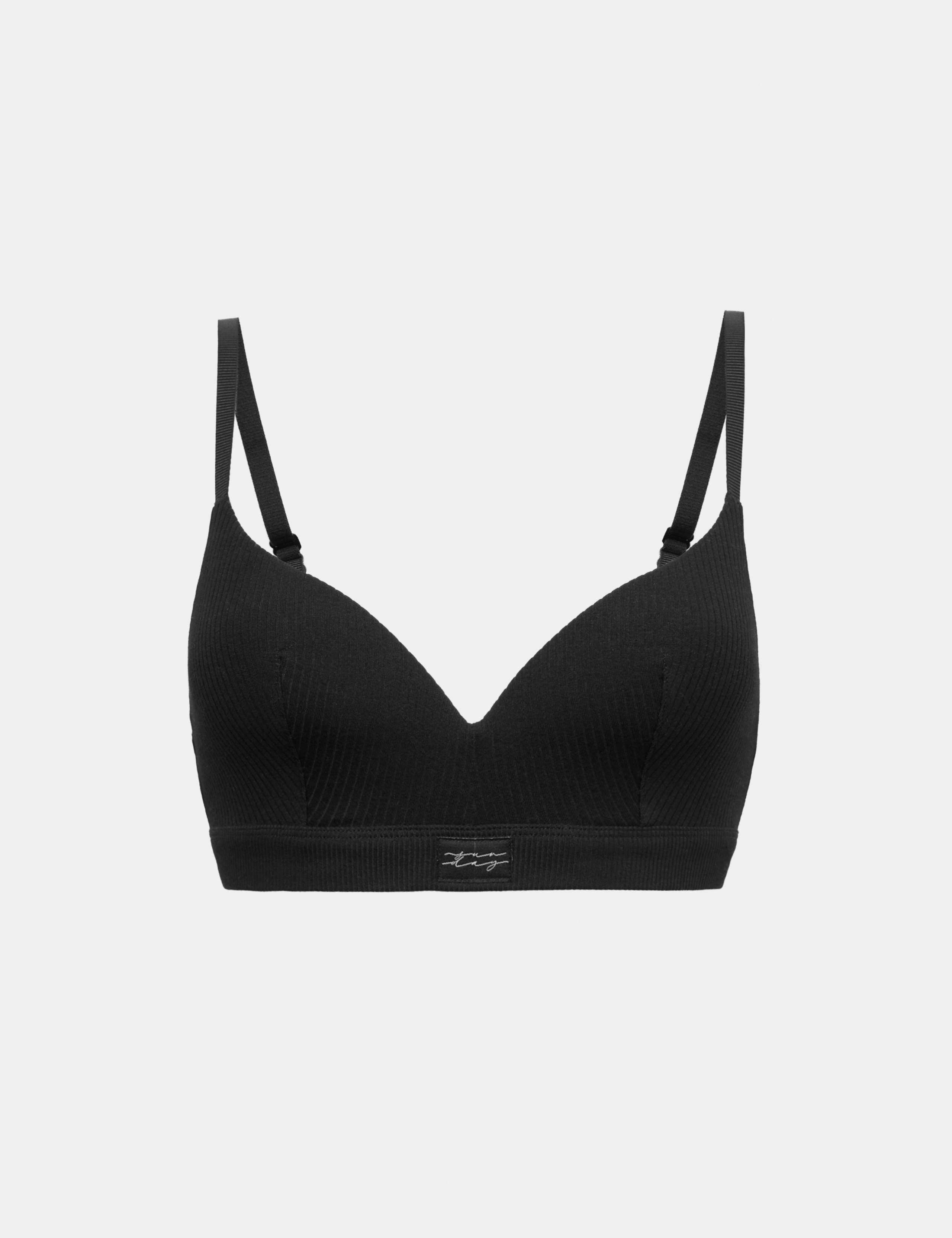 Asta Cotton Blend Non Wired Plunge Bra A-E 2 of 6