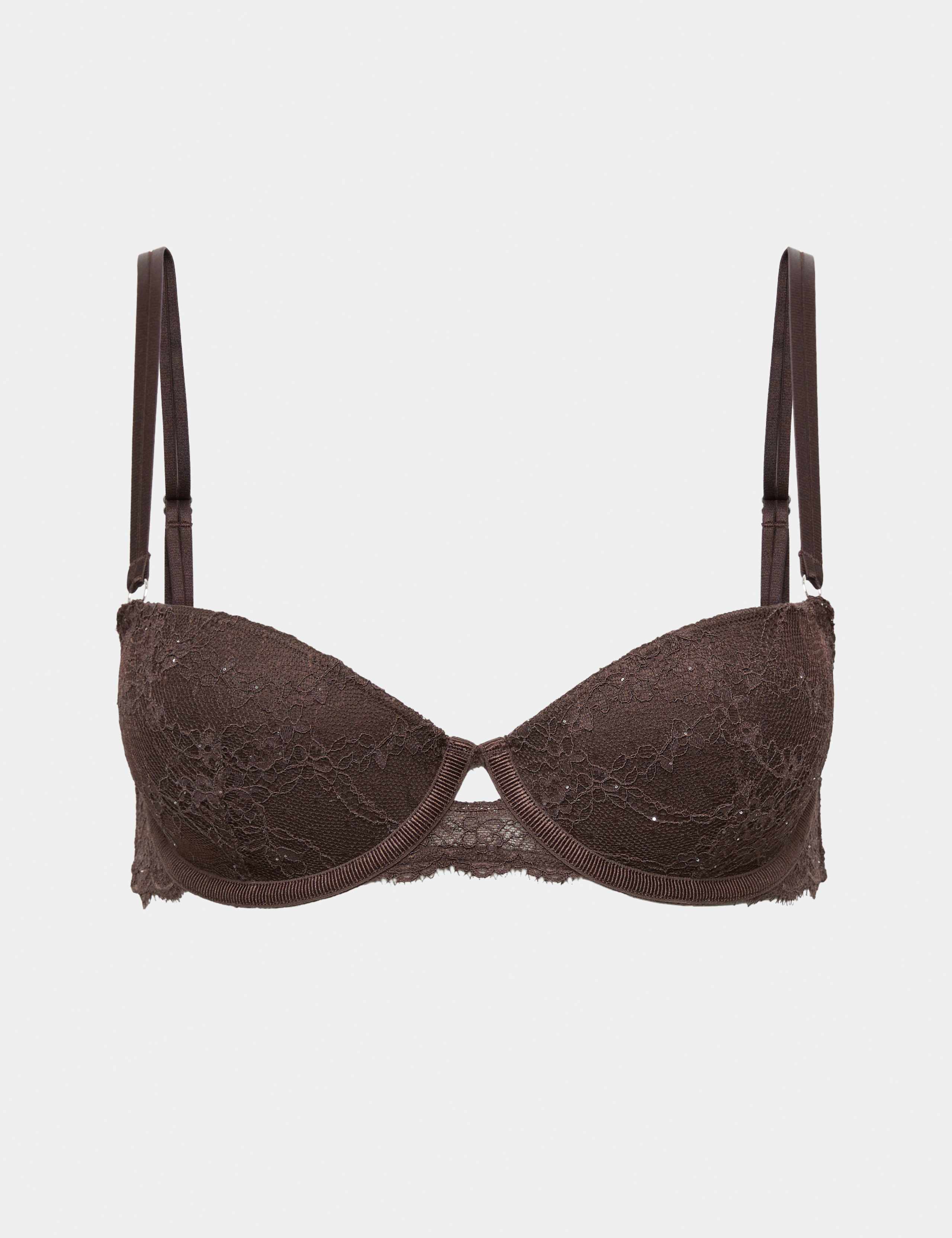 Ida Padded Lace Wired Balcony Bra A-E 2 of 7