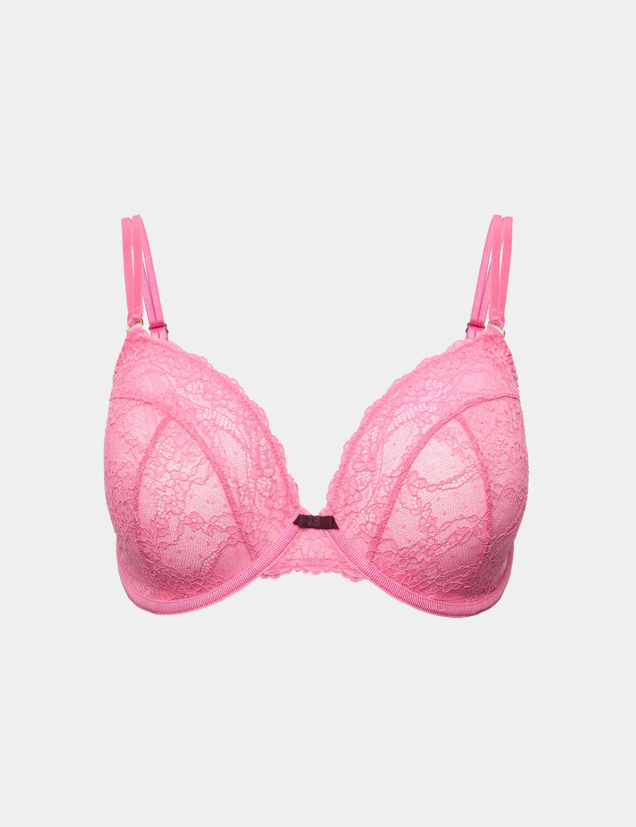 Ida Lace Non Padded Wired Plunge Bra F-H 2 of 5