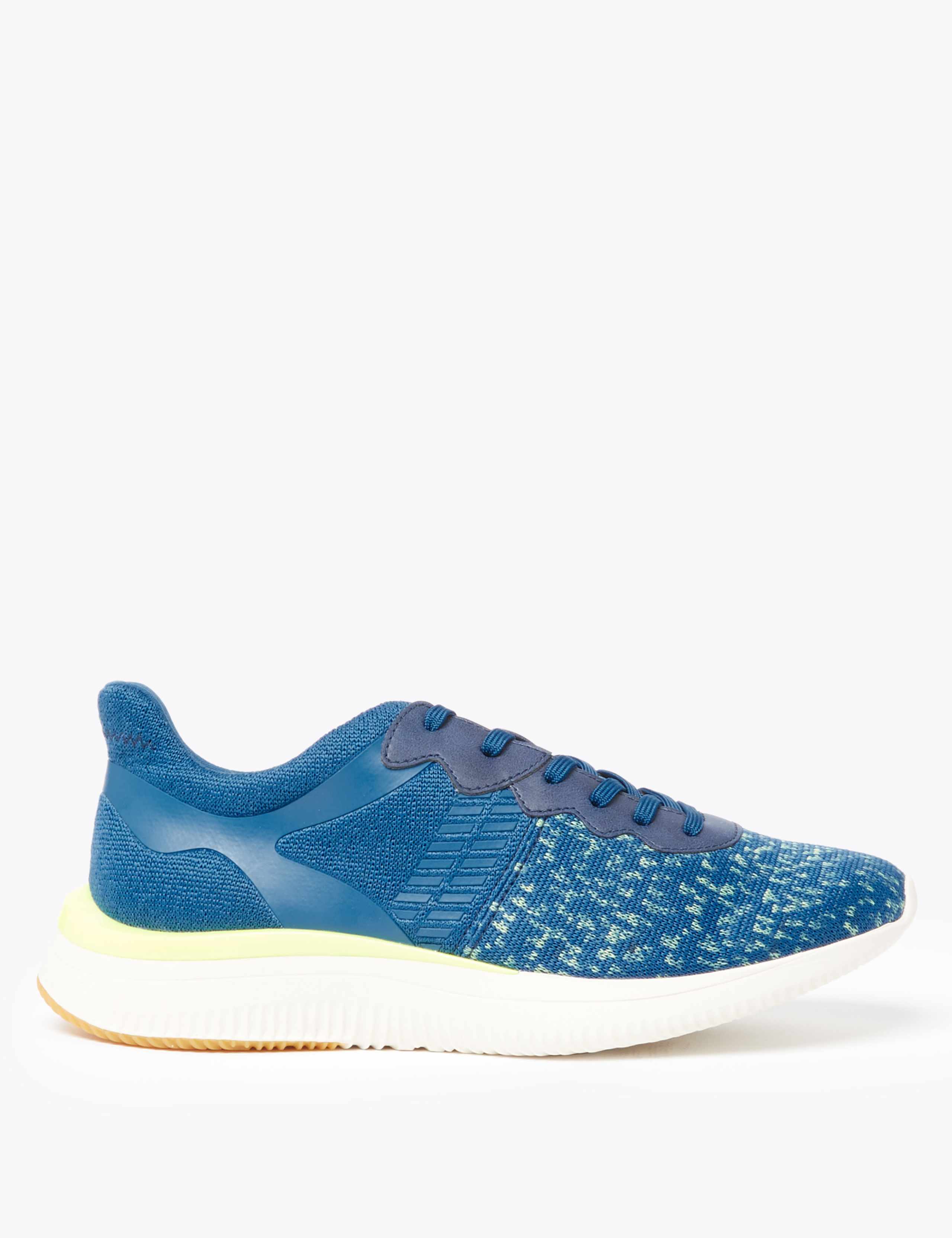 Knitted Lace-Up Active Trainers 2 of 5