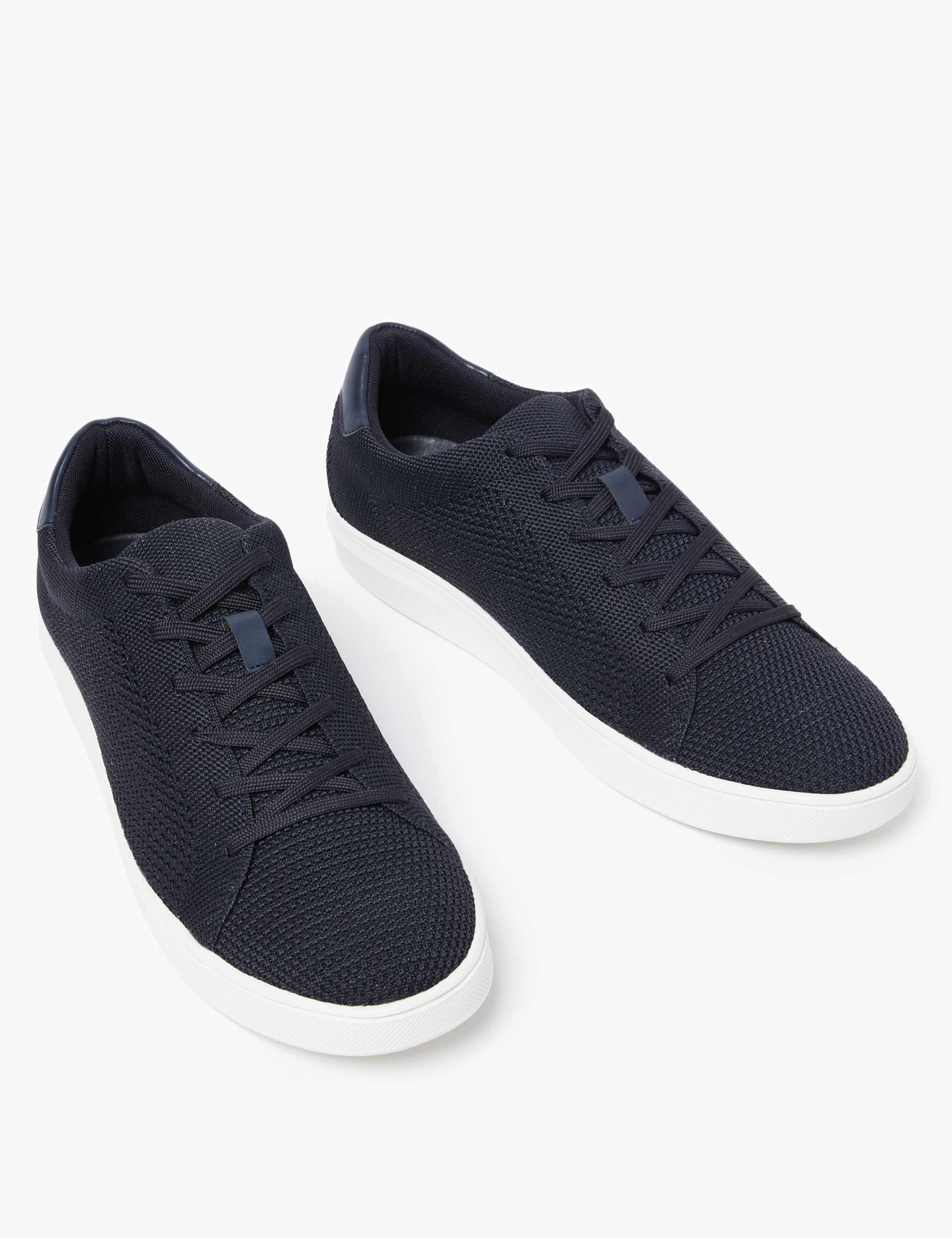 Knitted Lace-Up Trainers 3 of 5