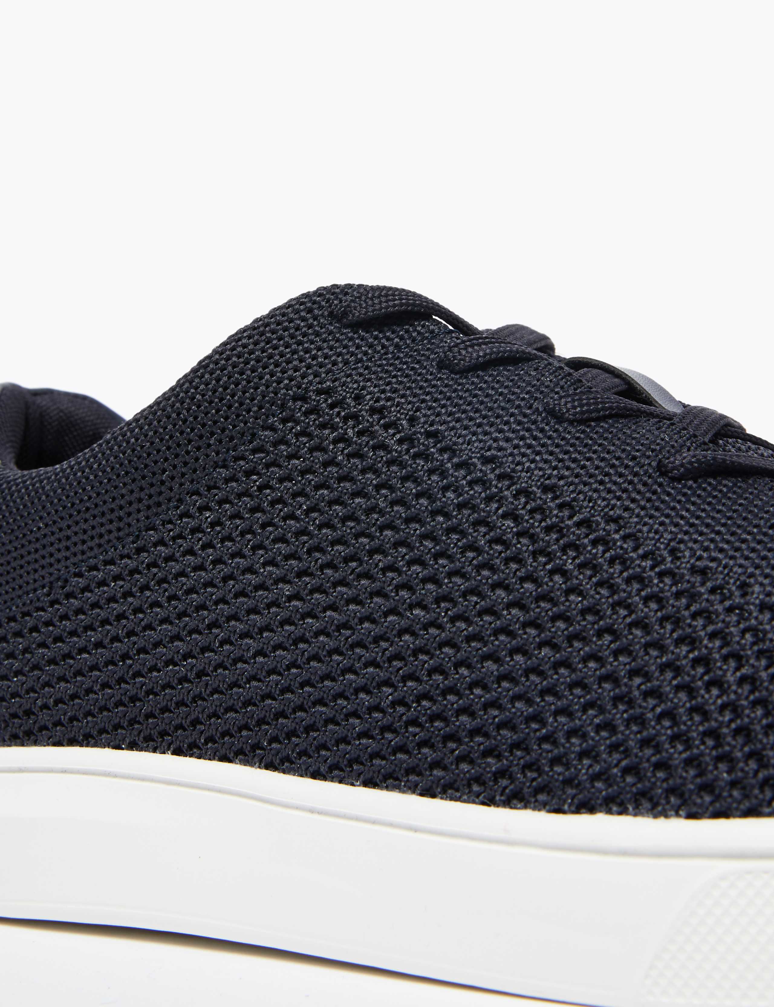 Knitted Lace-Up Trainers 4 of 5