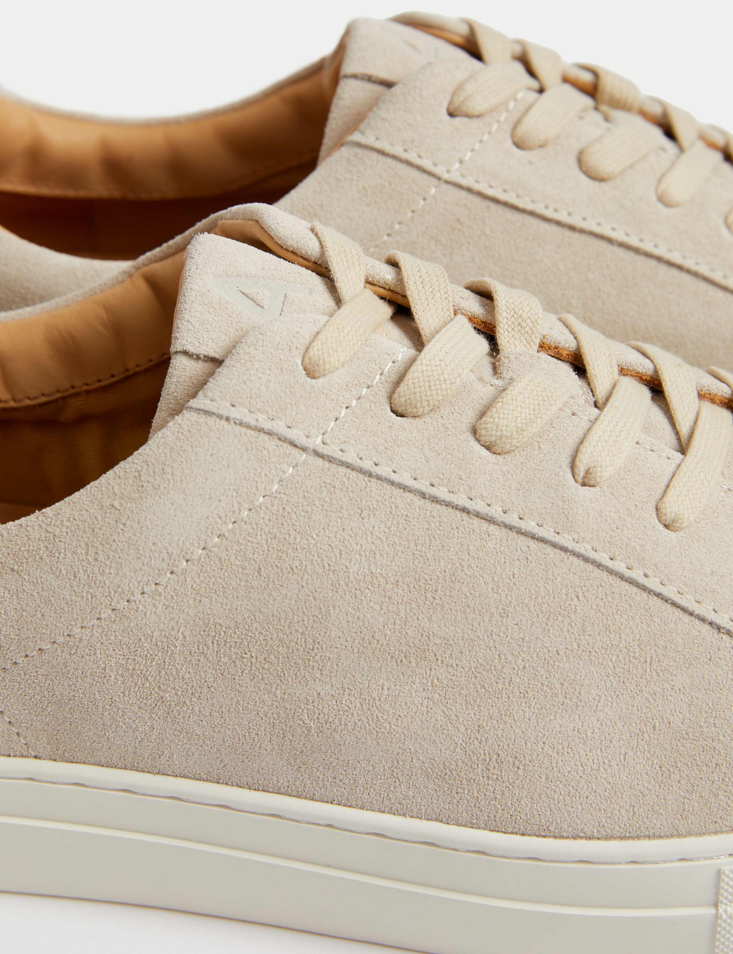 Suede Lace Up Trainers with Freshfeet™ 3 of 4