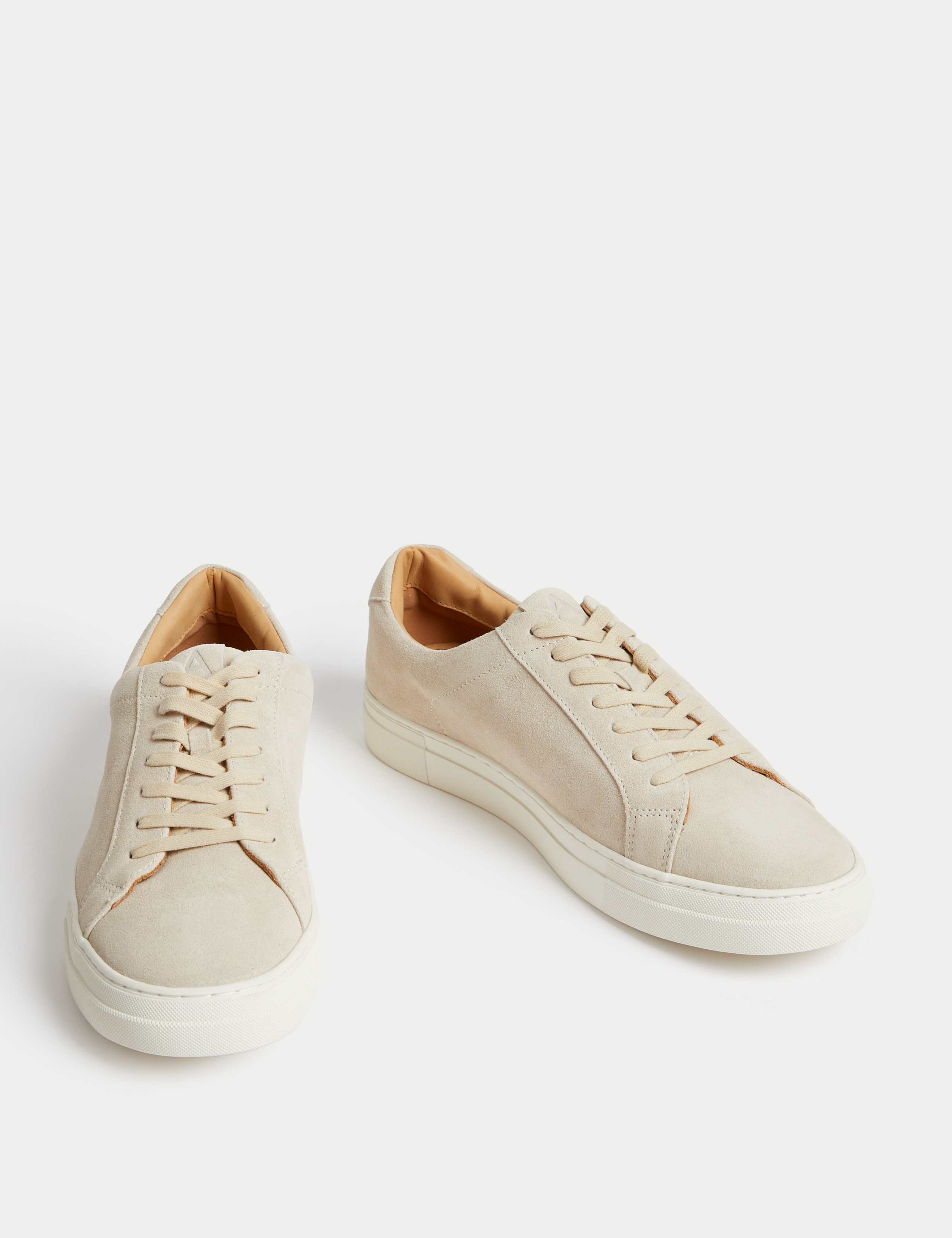 Suede Lace Up Trainers with Freshfeet™ 2 of 4