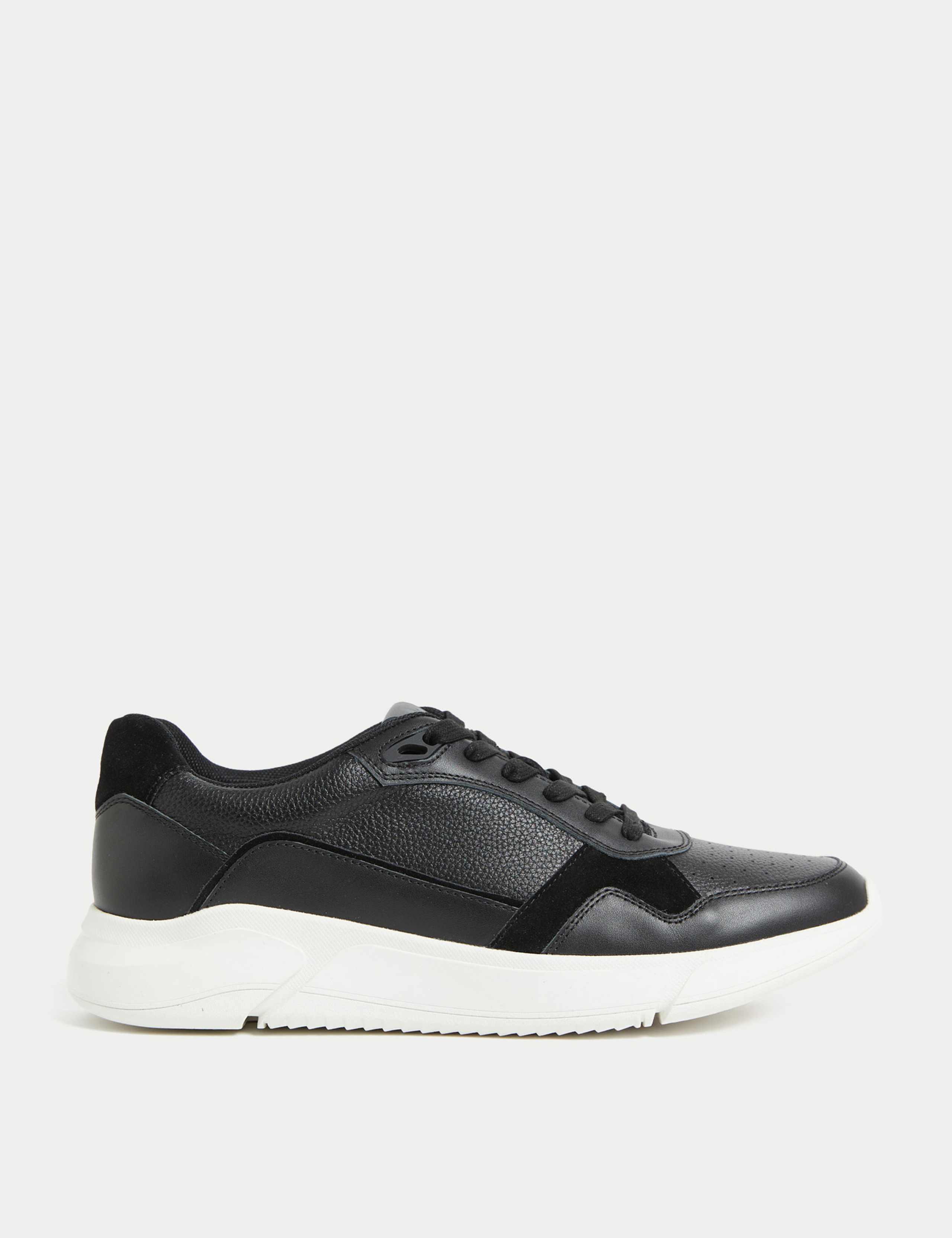 Leather Lace Up Trainers 1 of 4