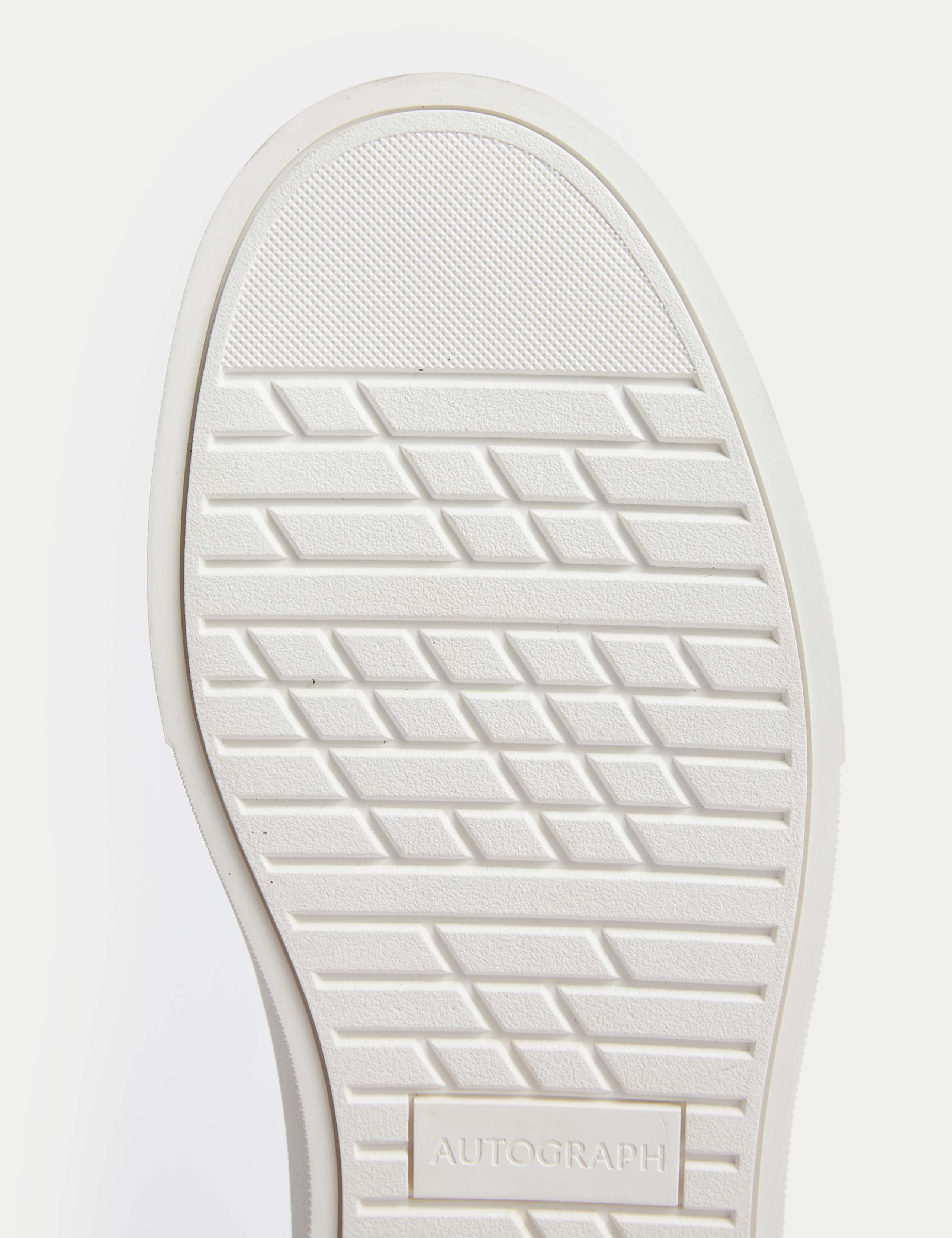 Leather Lace Up Trainers with Freshfeet™ 4 of 4