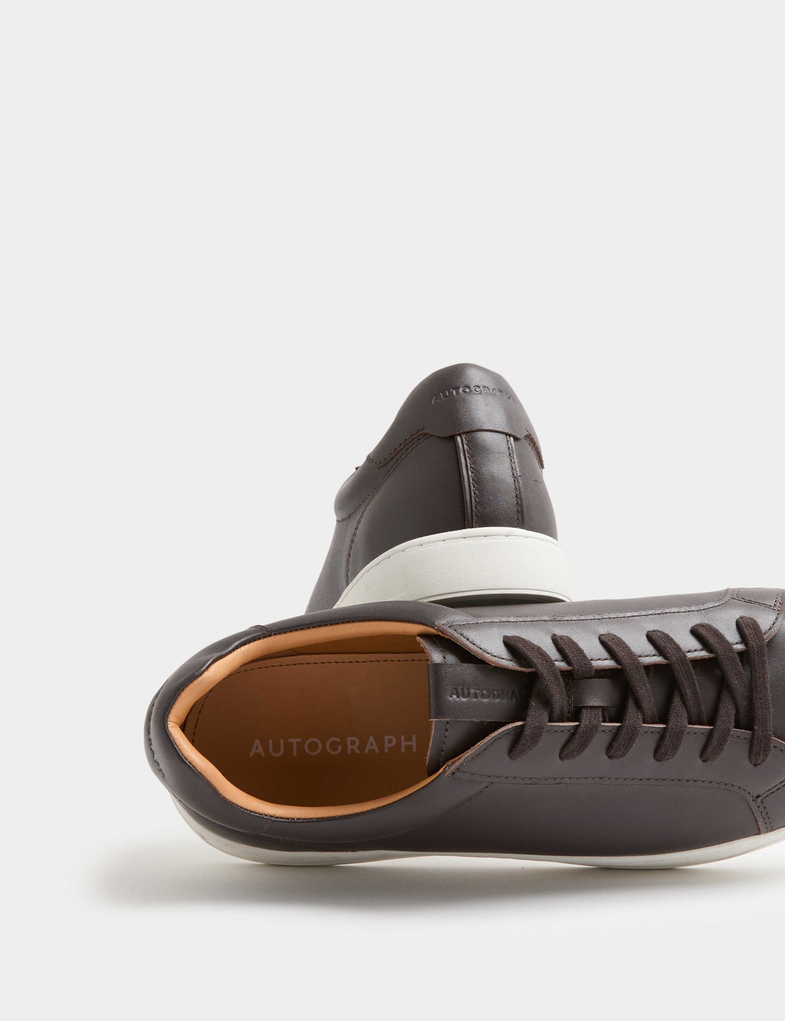 Leather Lace-Up Trainers 2 of 3