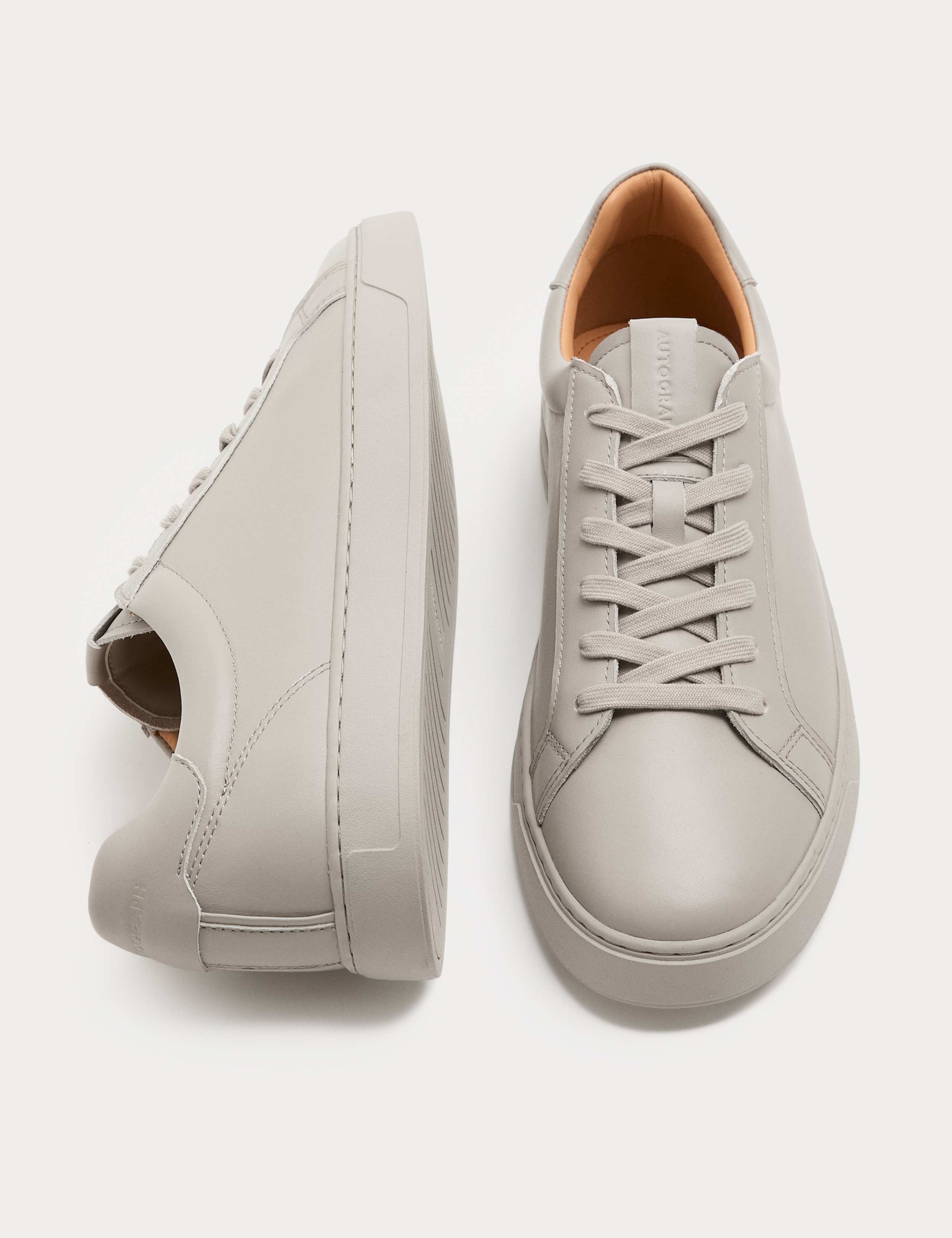 Leather Lace-Up Trainers 2 of 3