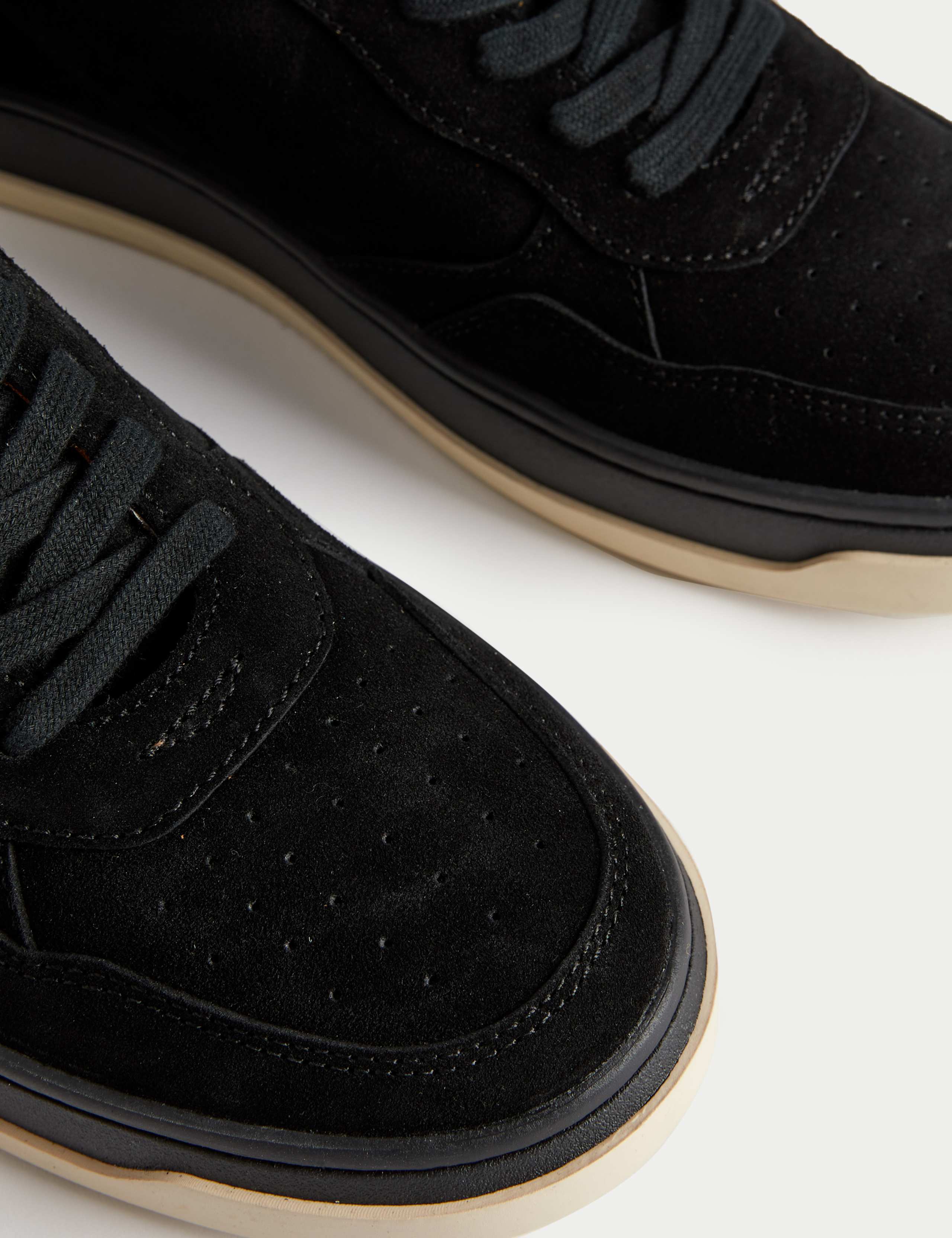 Suede Lace-Up Trainers 3 of 4