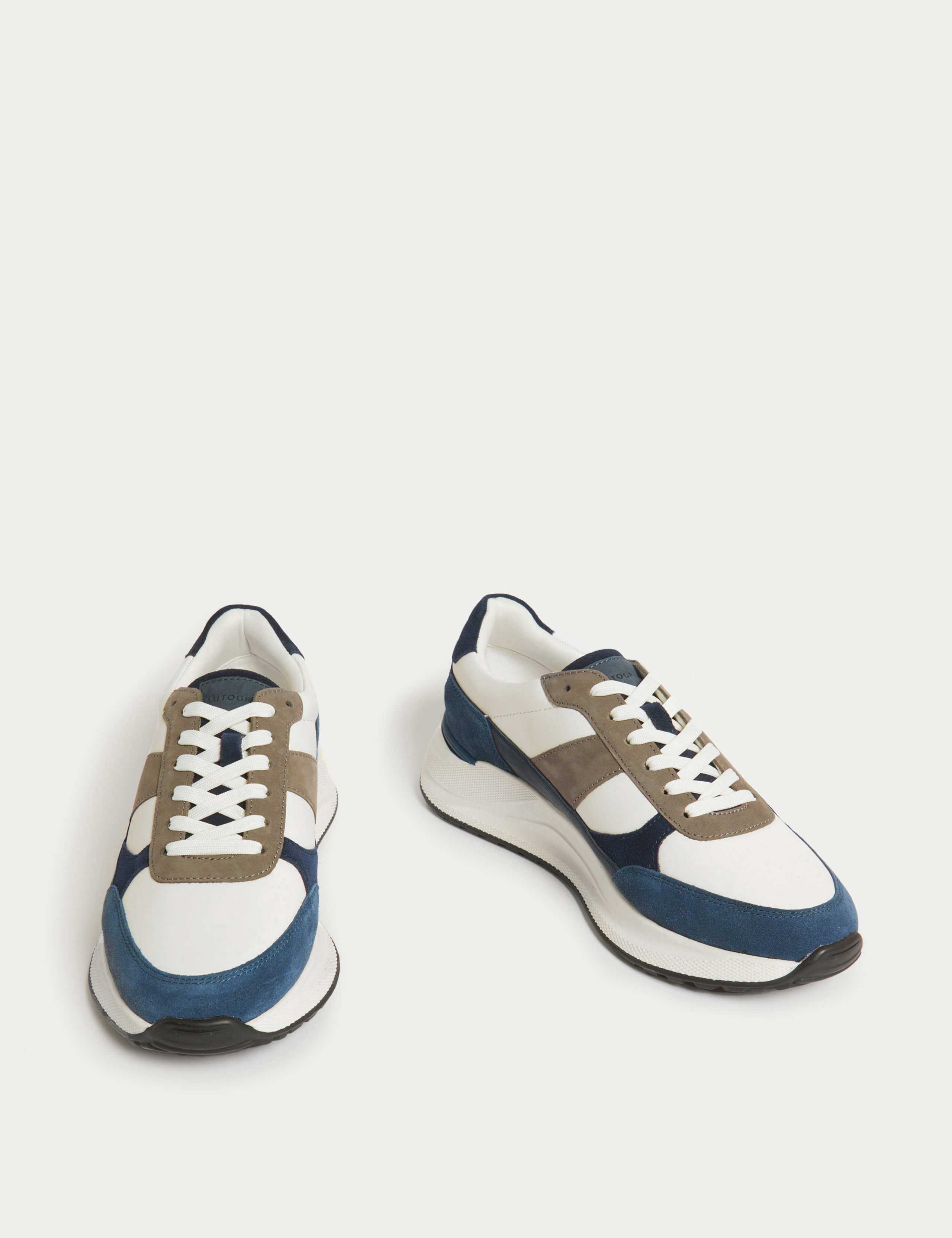 Leather Lace Up Trainers 2 of 4
