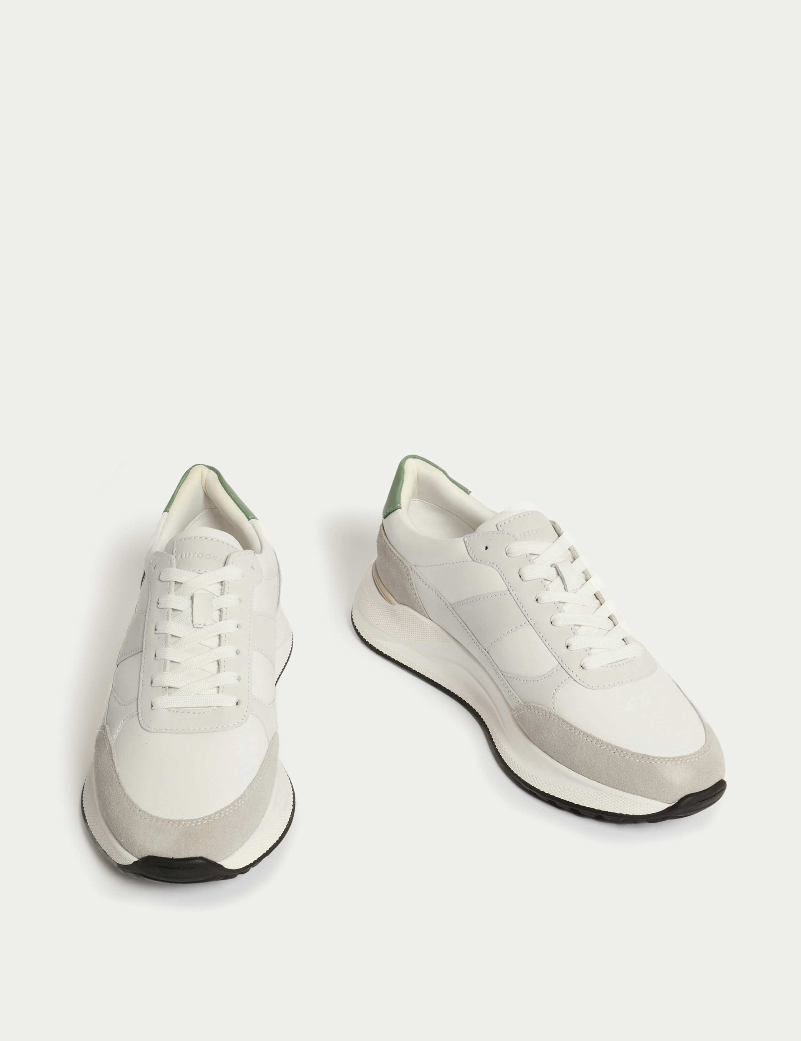Leather Lace Up Trainers 2 of 4