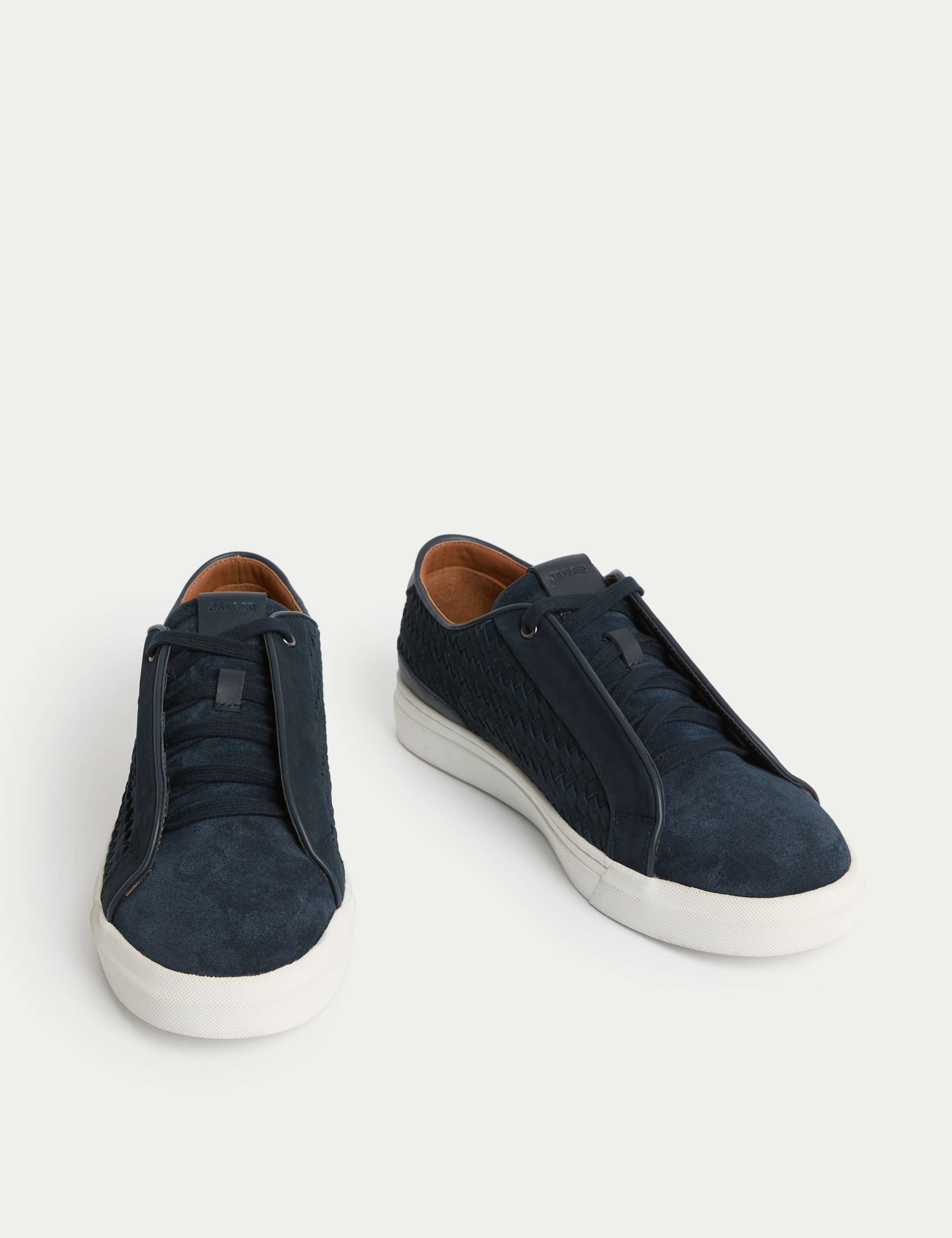 Leather Interweave Trainers 2 of 4
