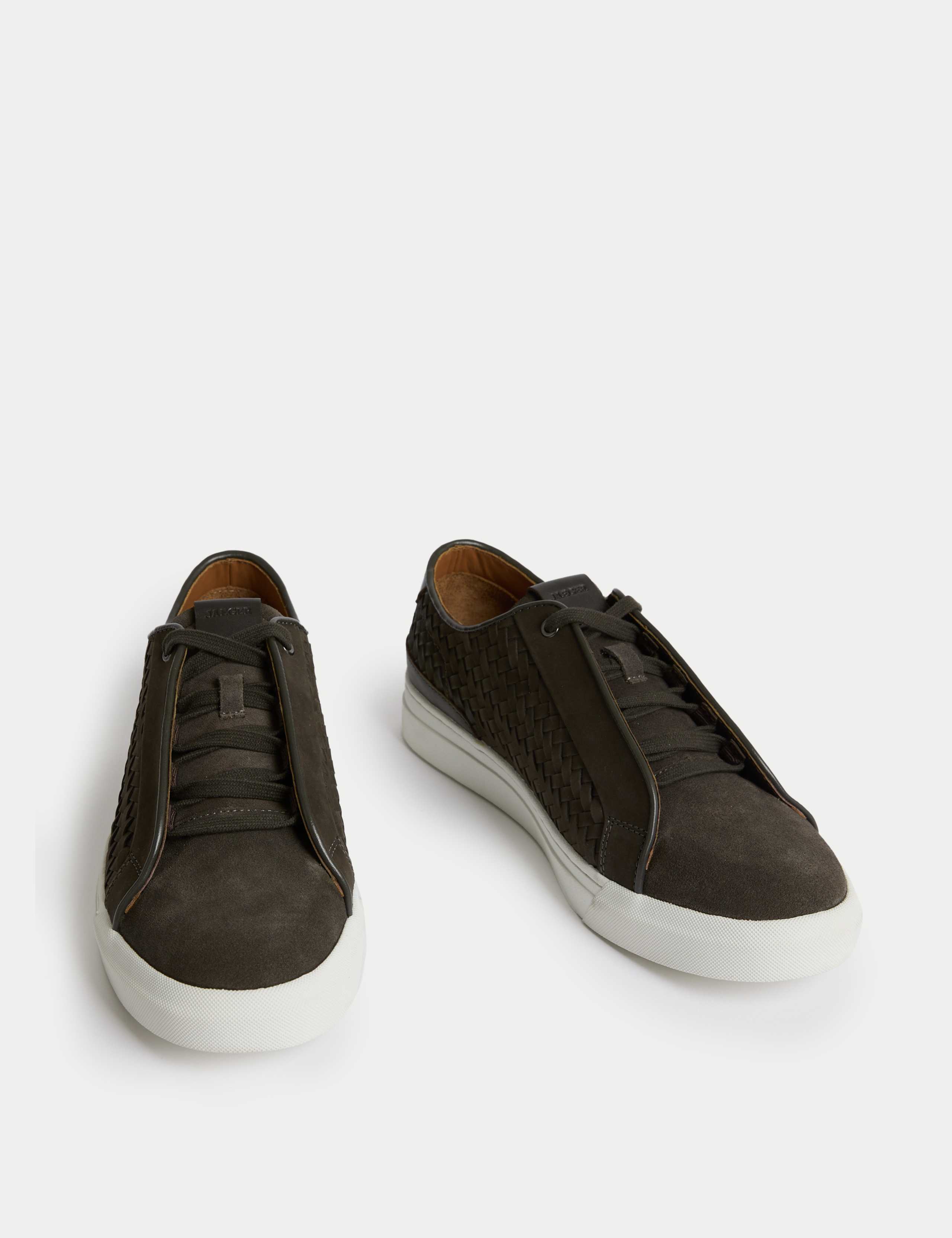 Leather Interweave Trainers 2 of 4