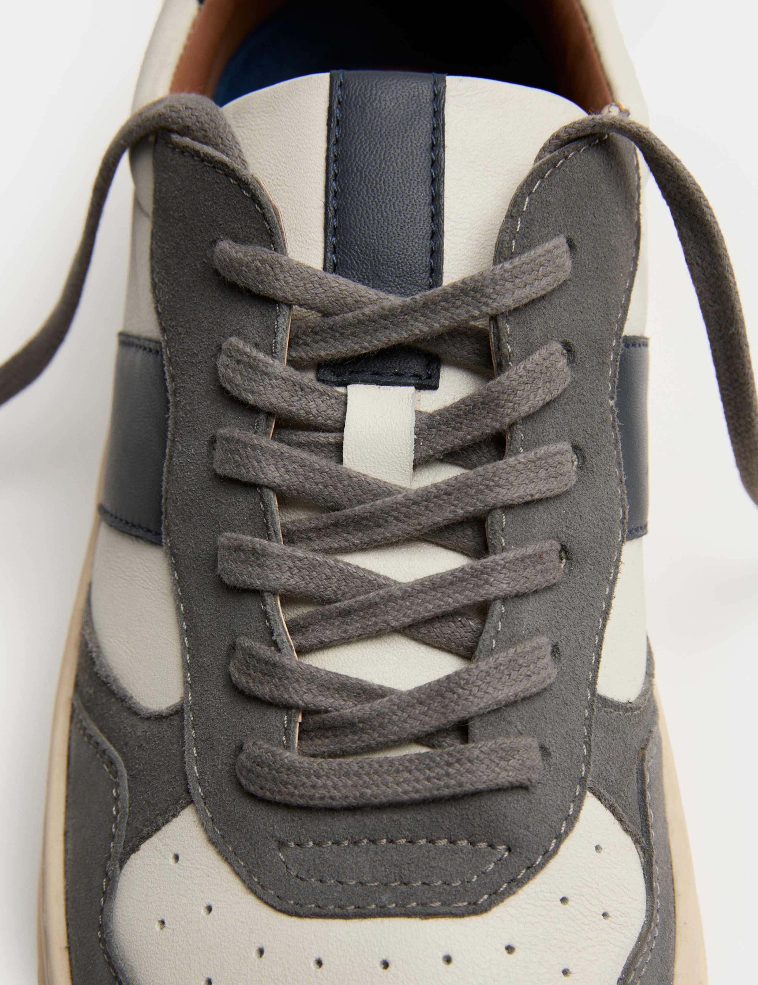 Leather Lace up Trainers 2 of 3