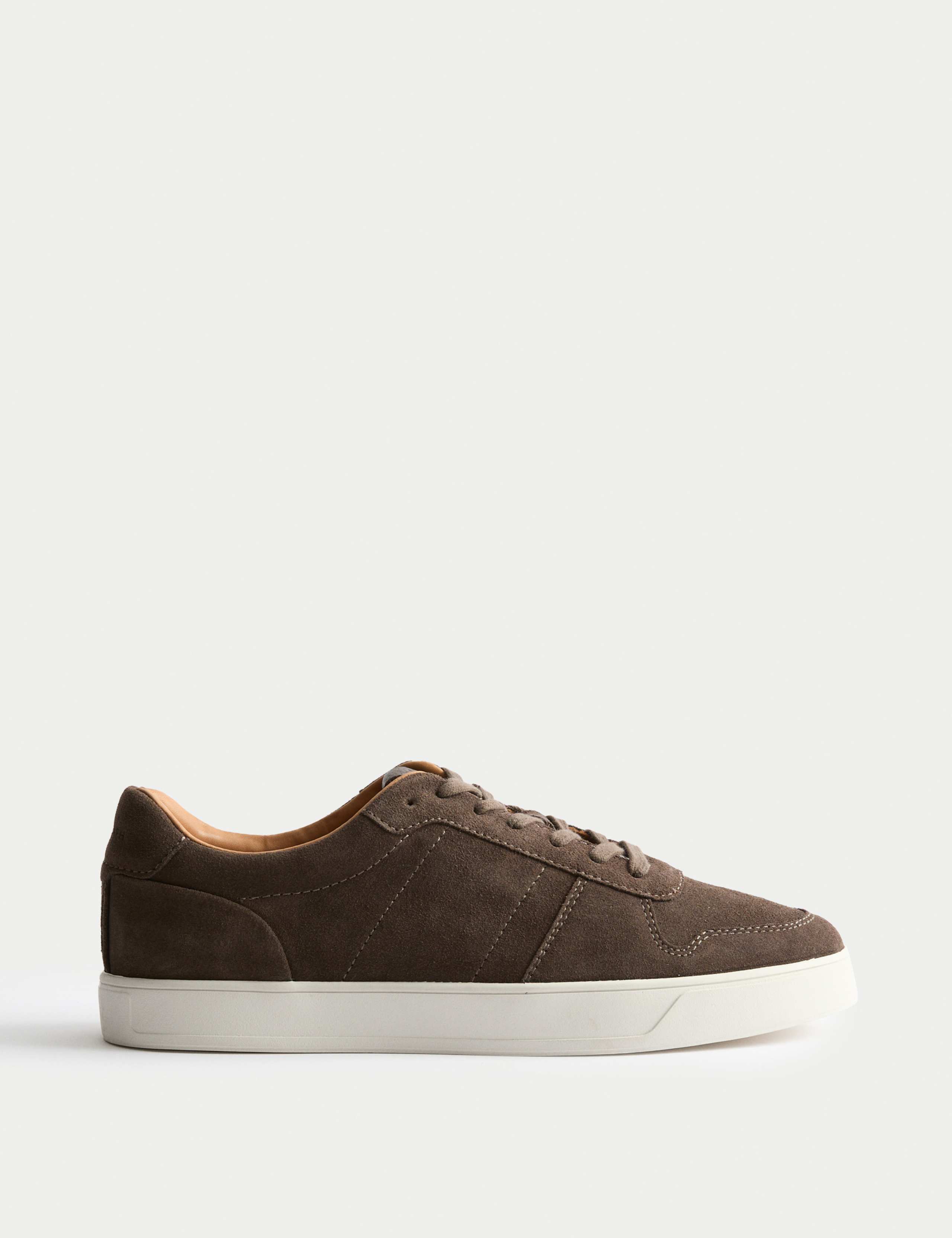 Suede Lace up Trainers 4 of 4