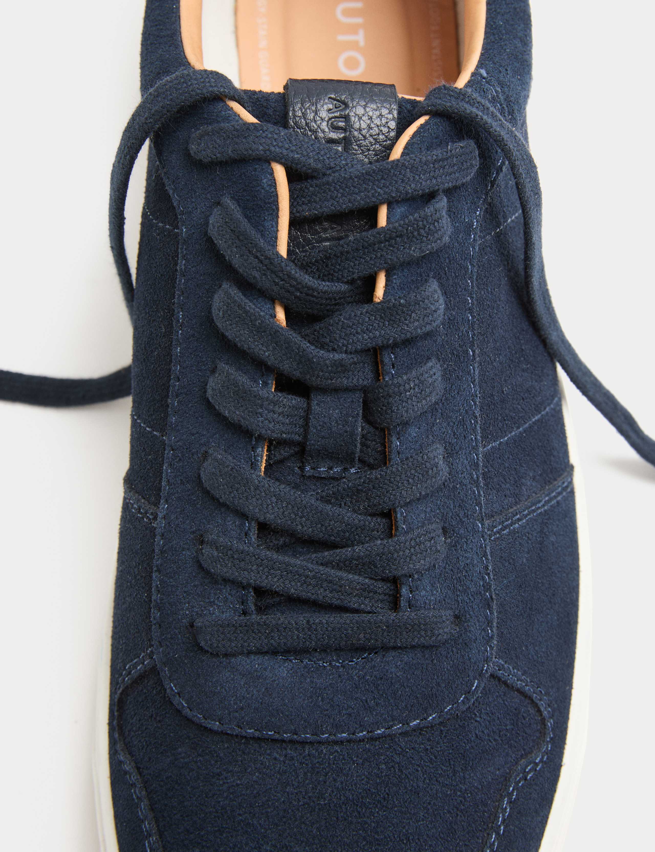 Leather Lace Up Trainers with Freshfeet™ 3 of 3