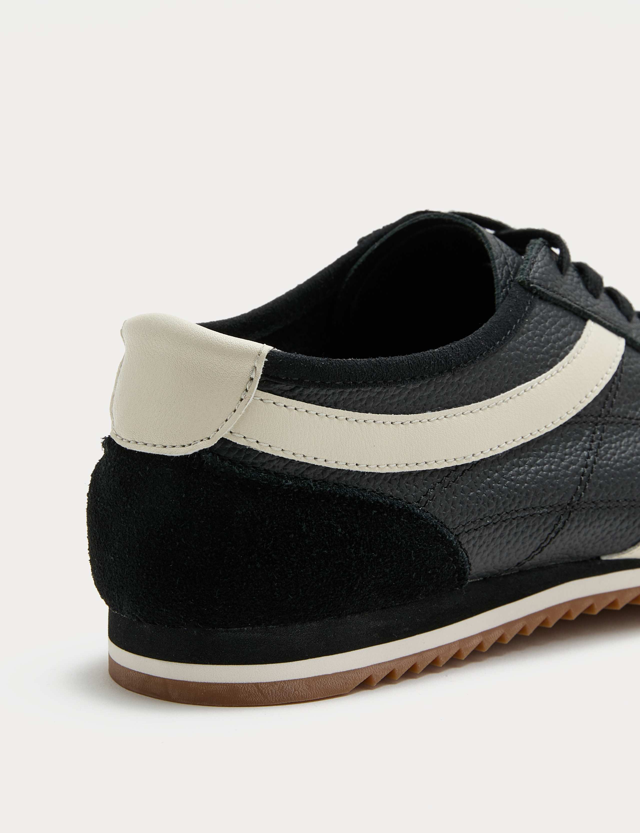 Slimline Leather Trainers 3 of 3