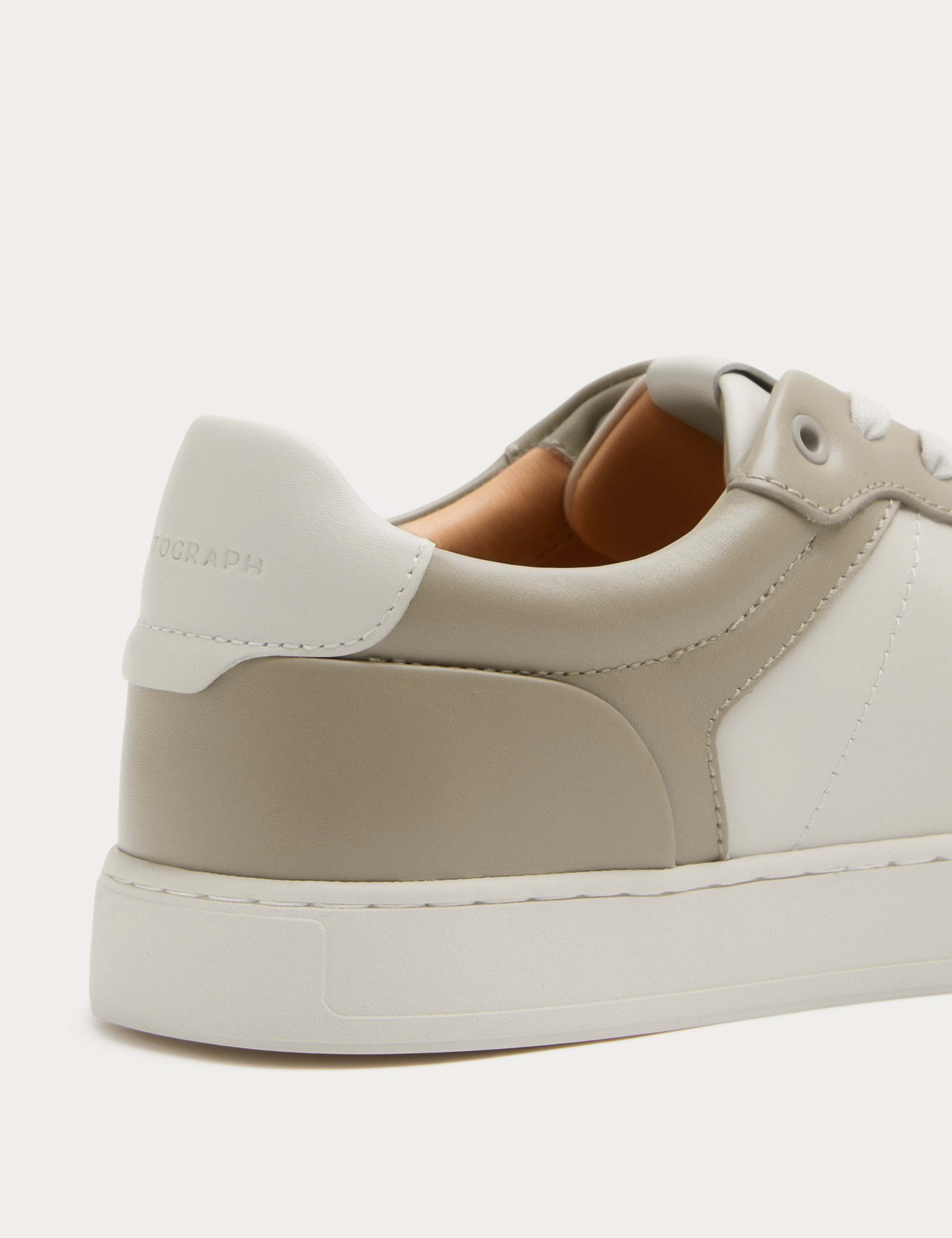 Leather Colour Block Trainers 3 of 3