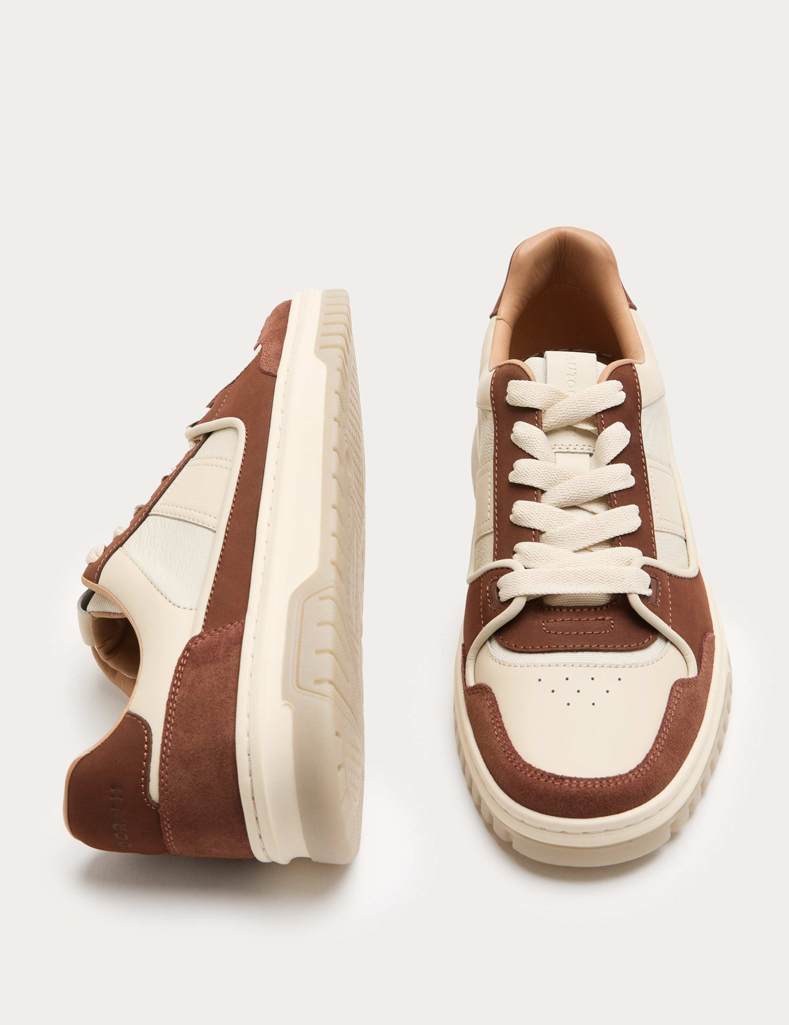 Leather Lace Up Skate Trainers 3 of 3