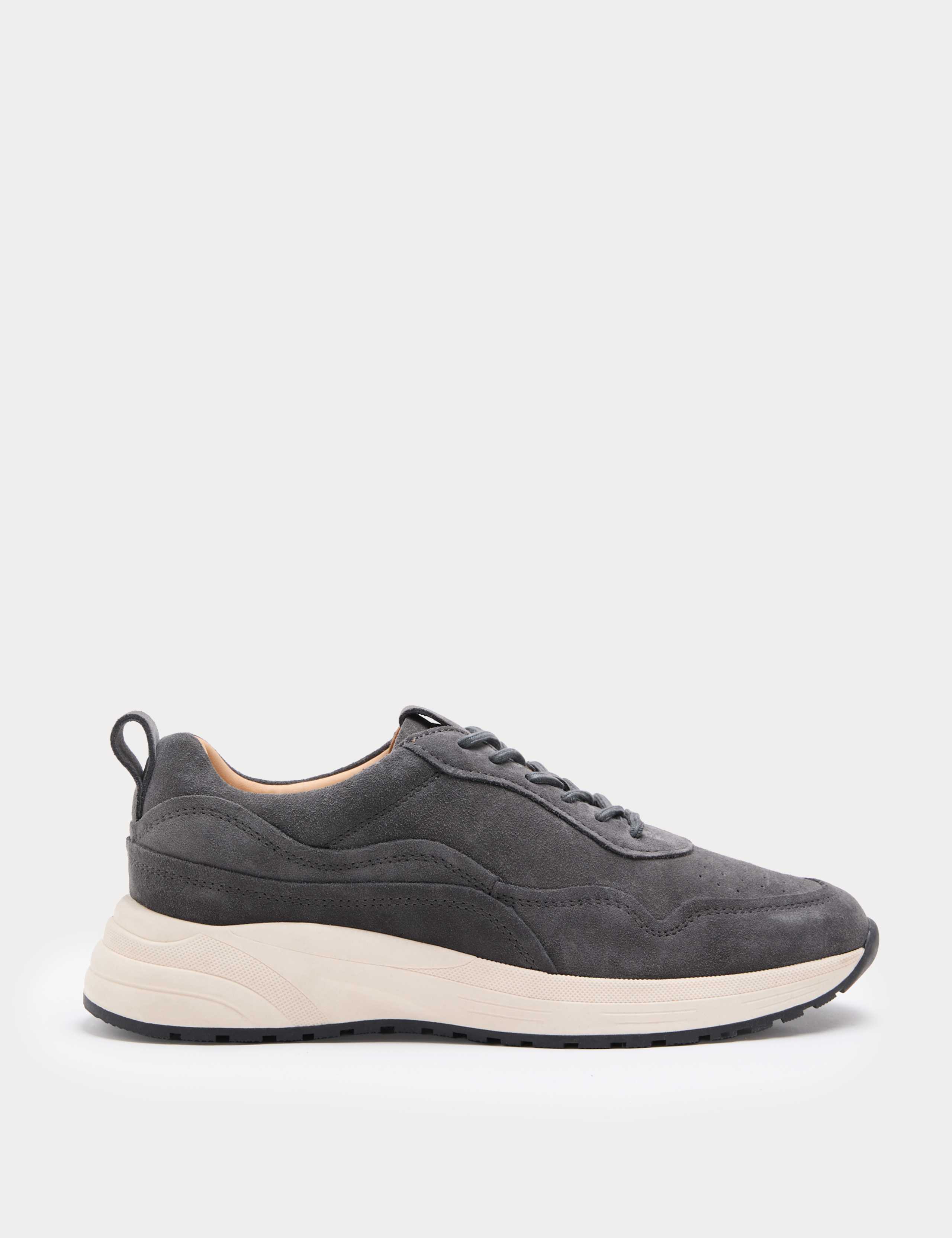 Performance Suede Lace up Trainers 2 of 3