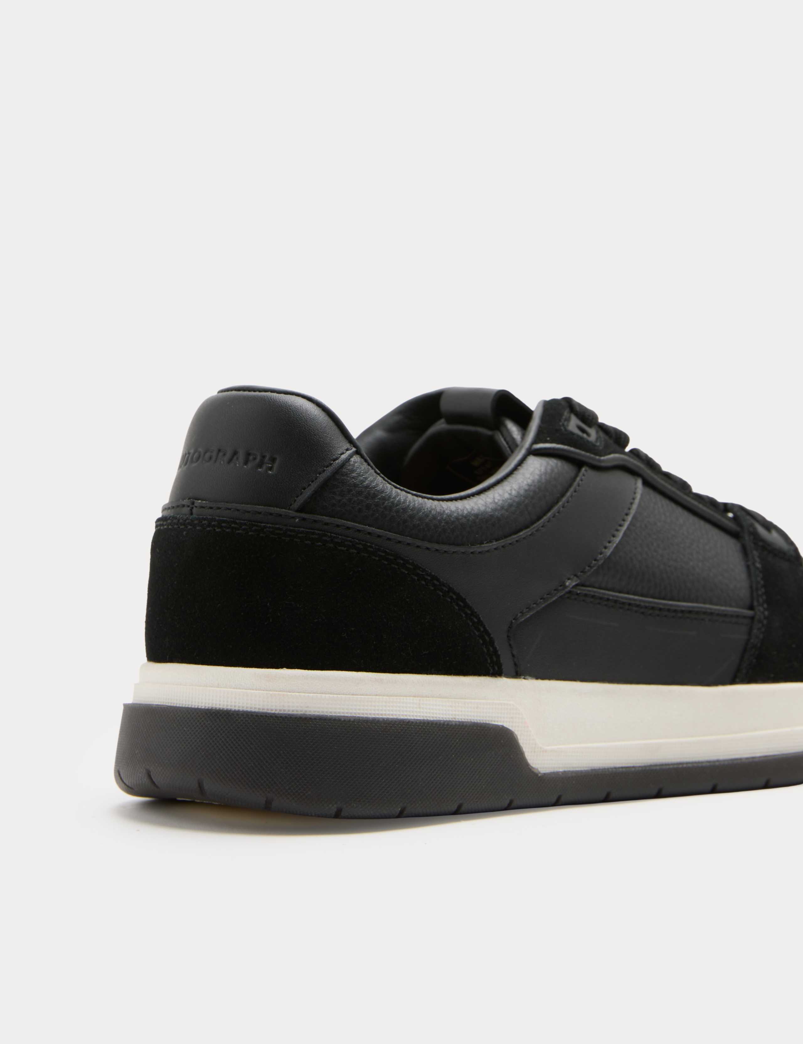 Leather Lace Up Casual Trainers 3 of 3