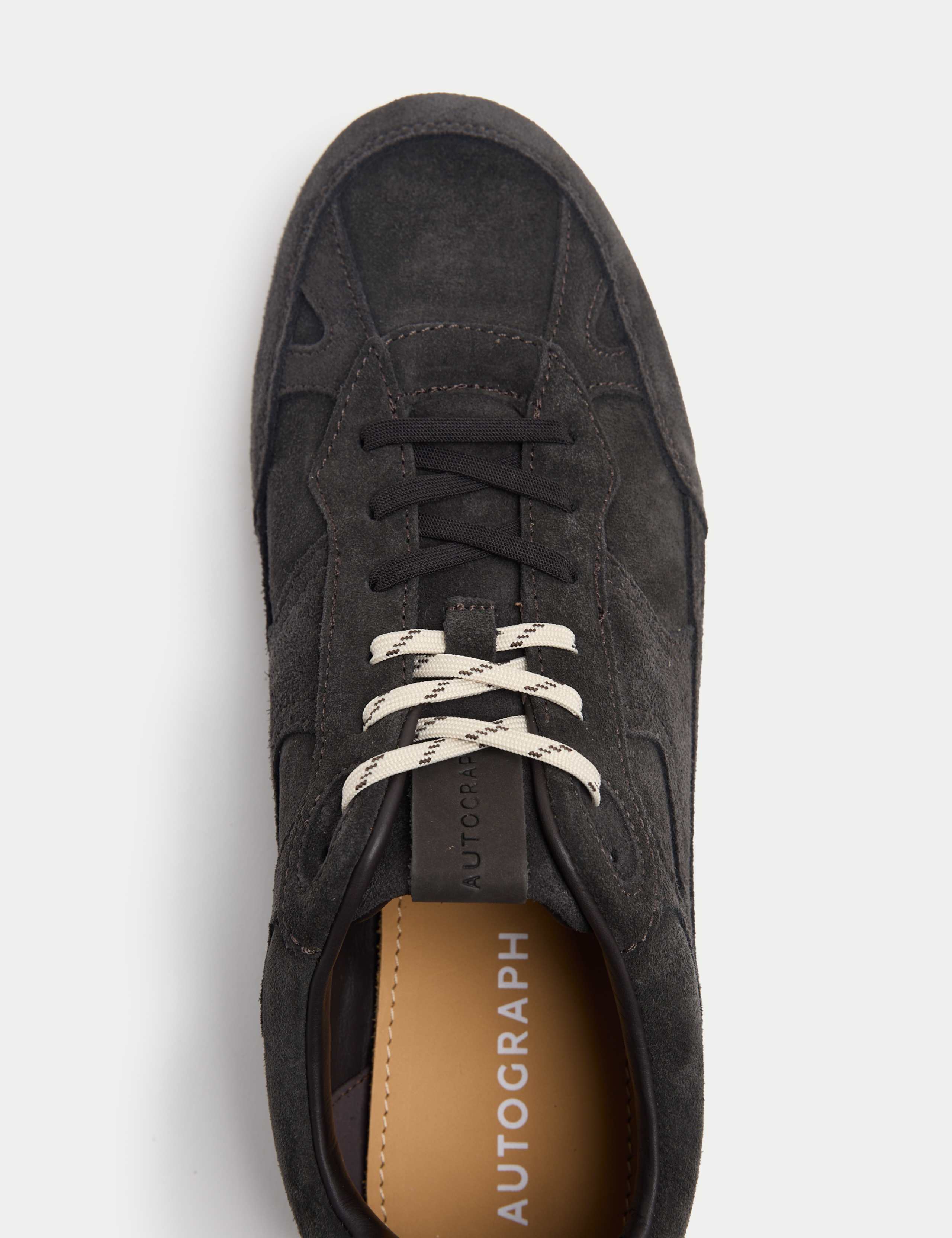 Suede Lace Up Trainers 3 of 3
