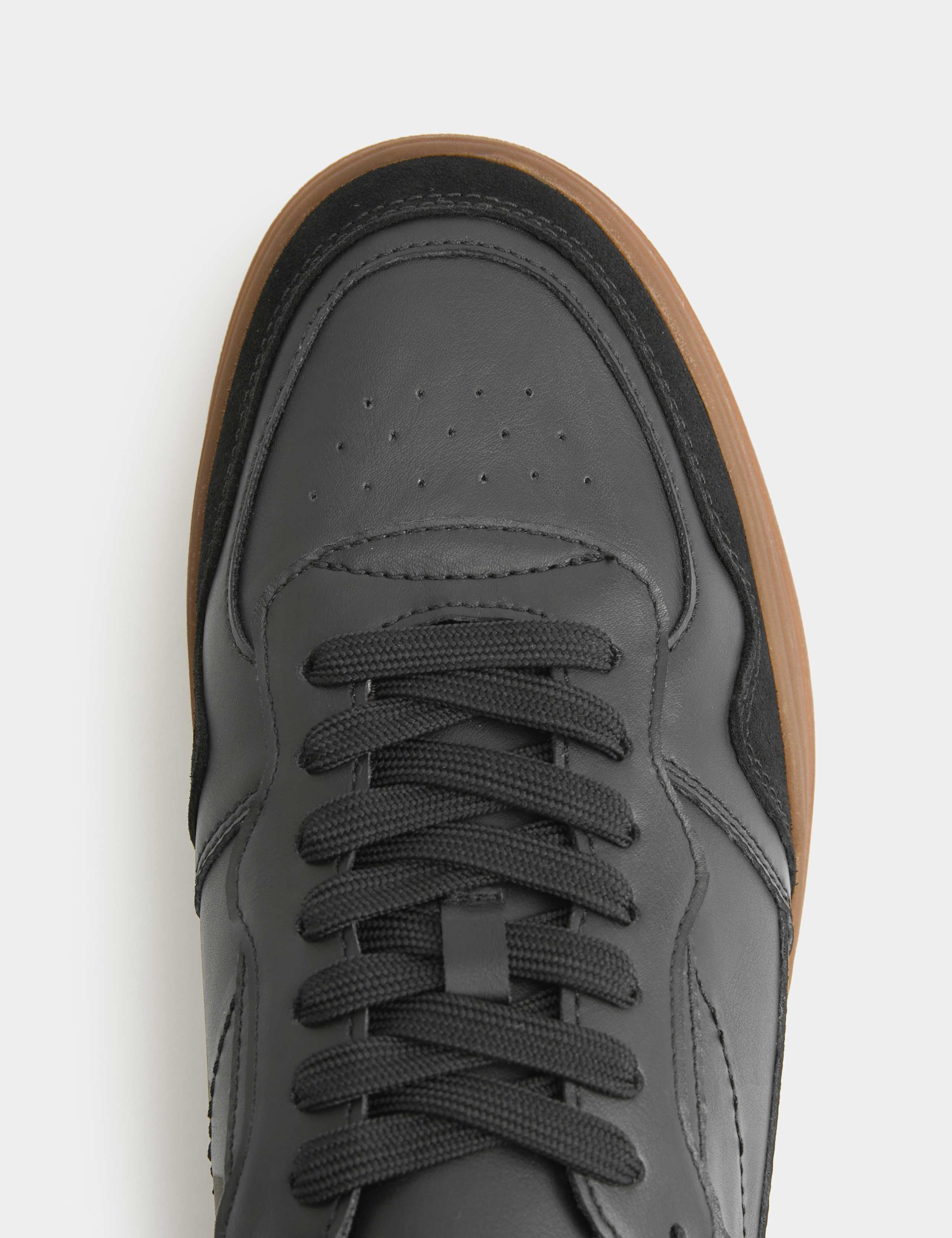 Lace Up Court Trainers 3 of 3