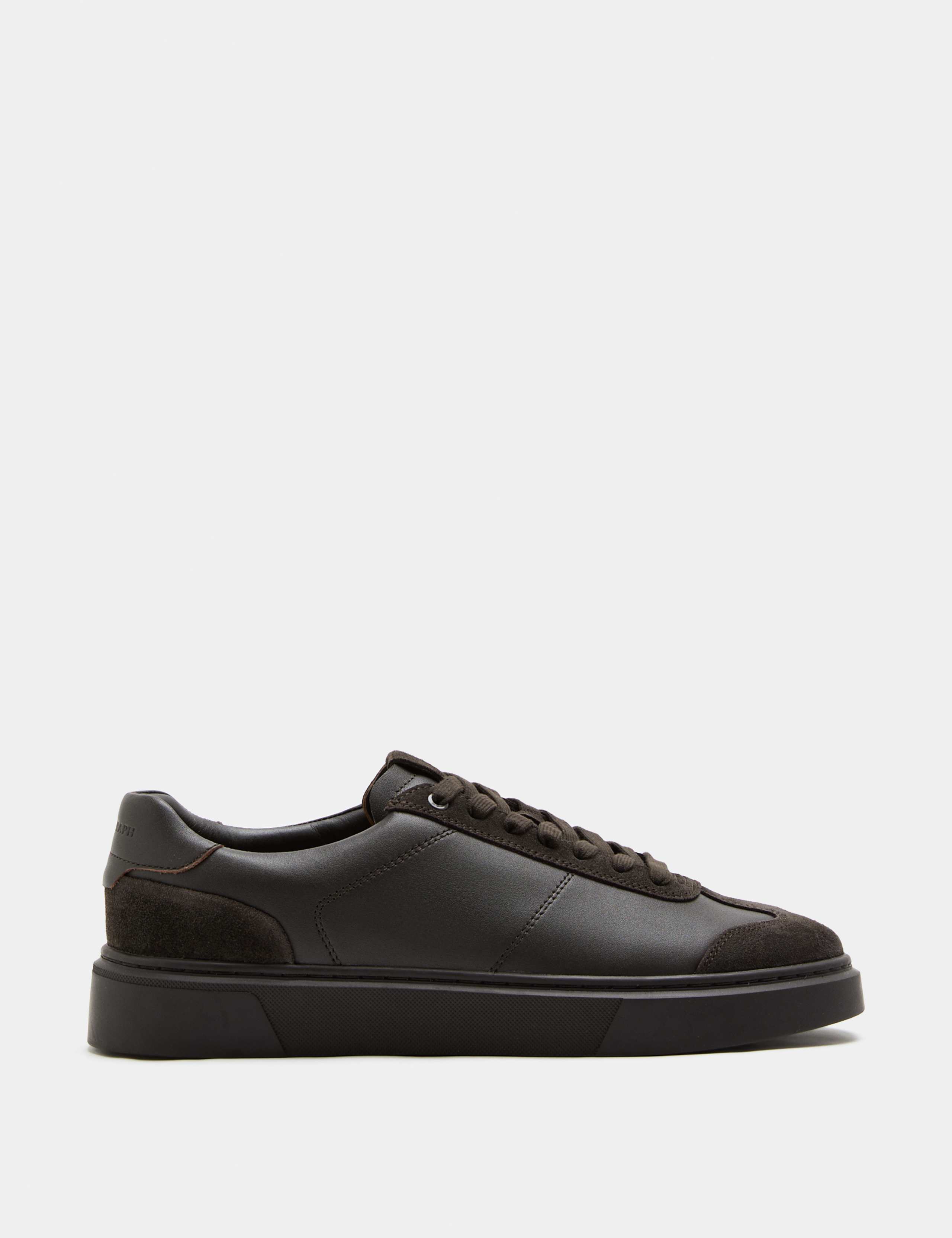 Leather T-Toe Cupsole Trainers 2 of 3