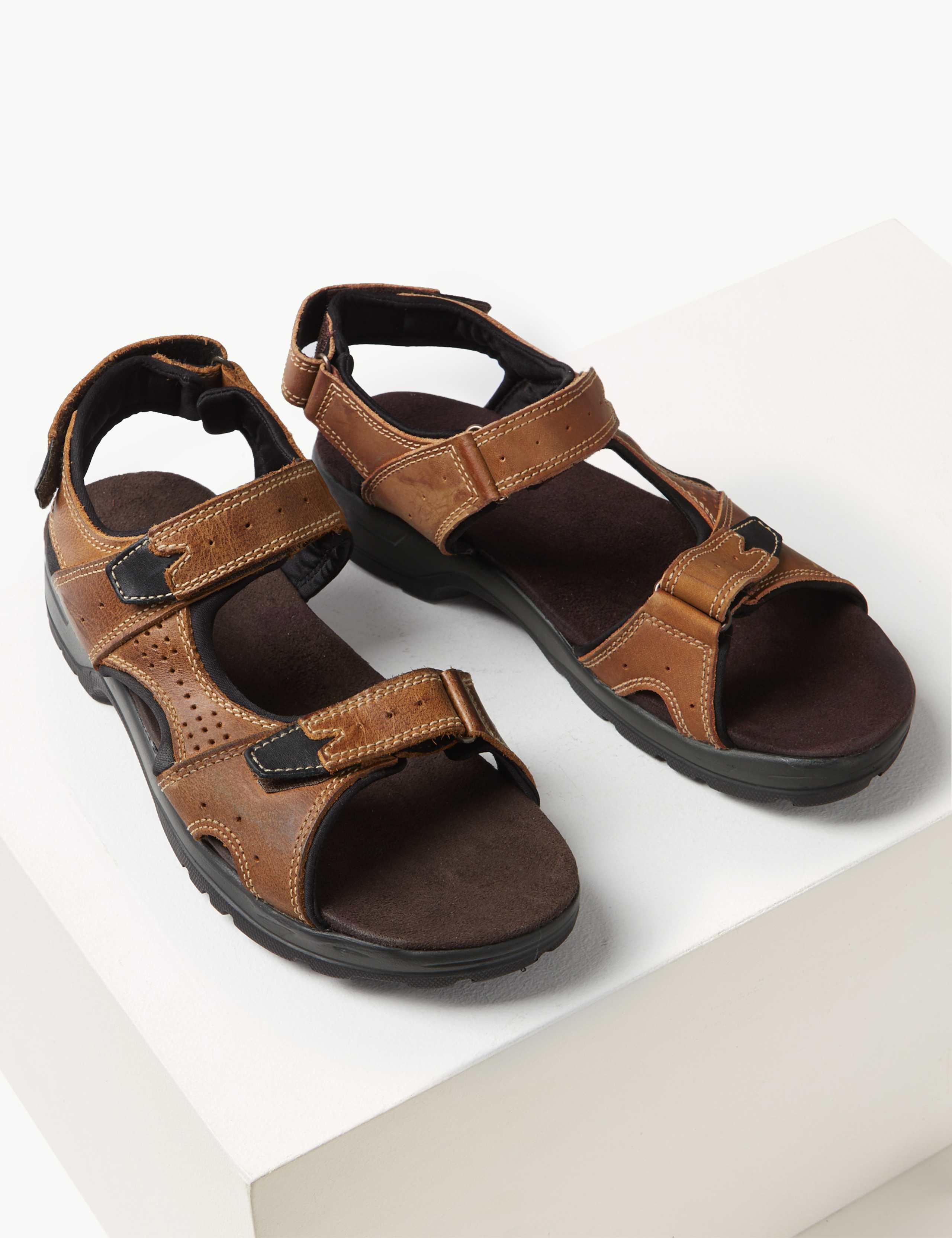 Leather Riptape Walking Sandals 3 of 6
