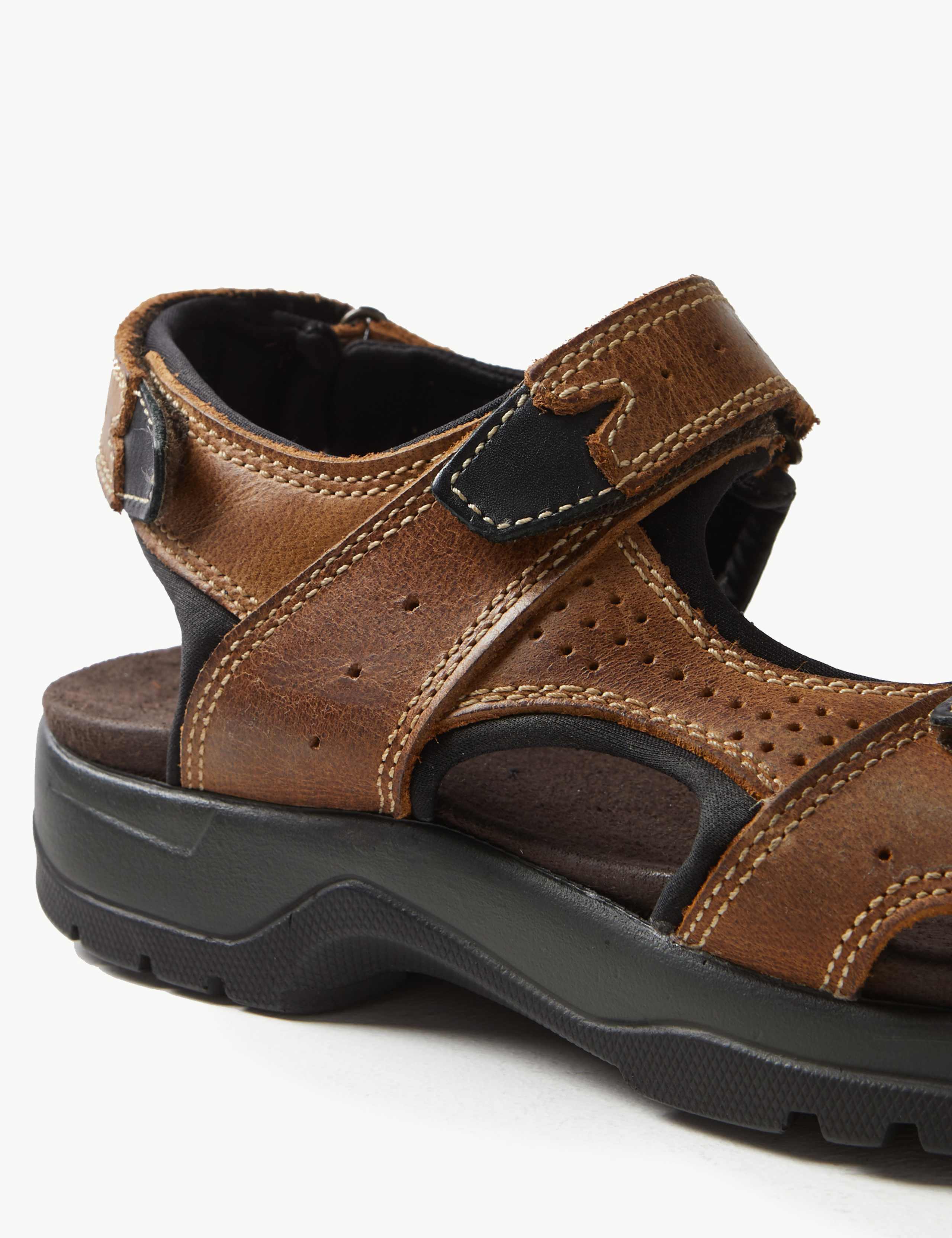 Leather Riptape Walking Sandals 4 of 6