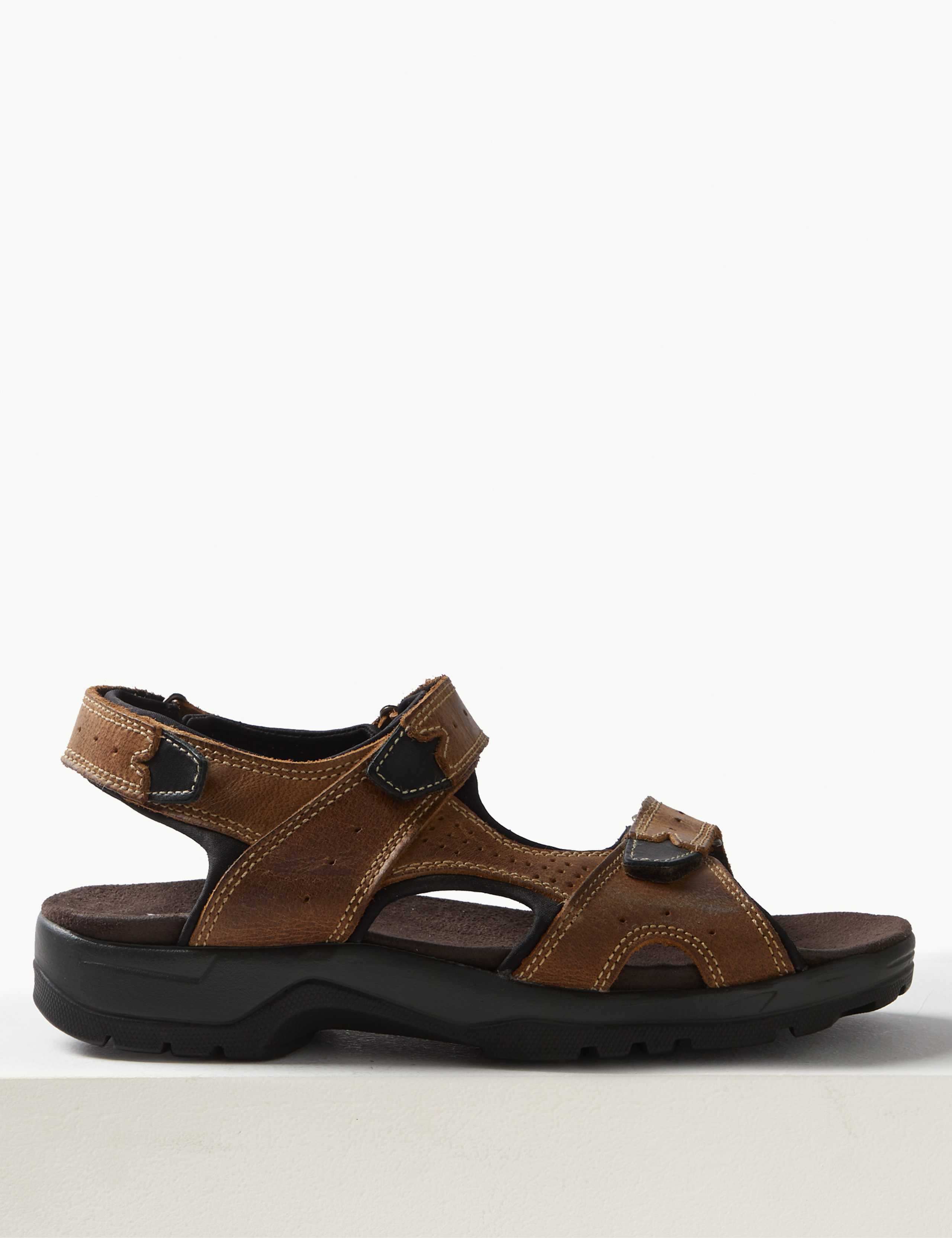 Leather Riptape Walking Sandals 2 of 6