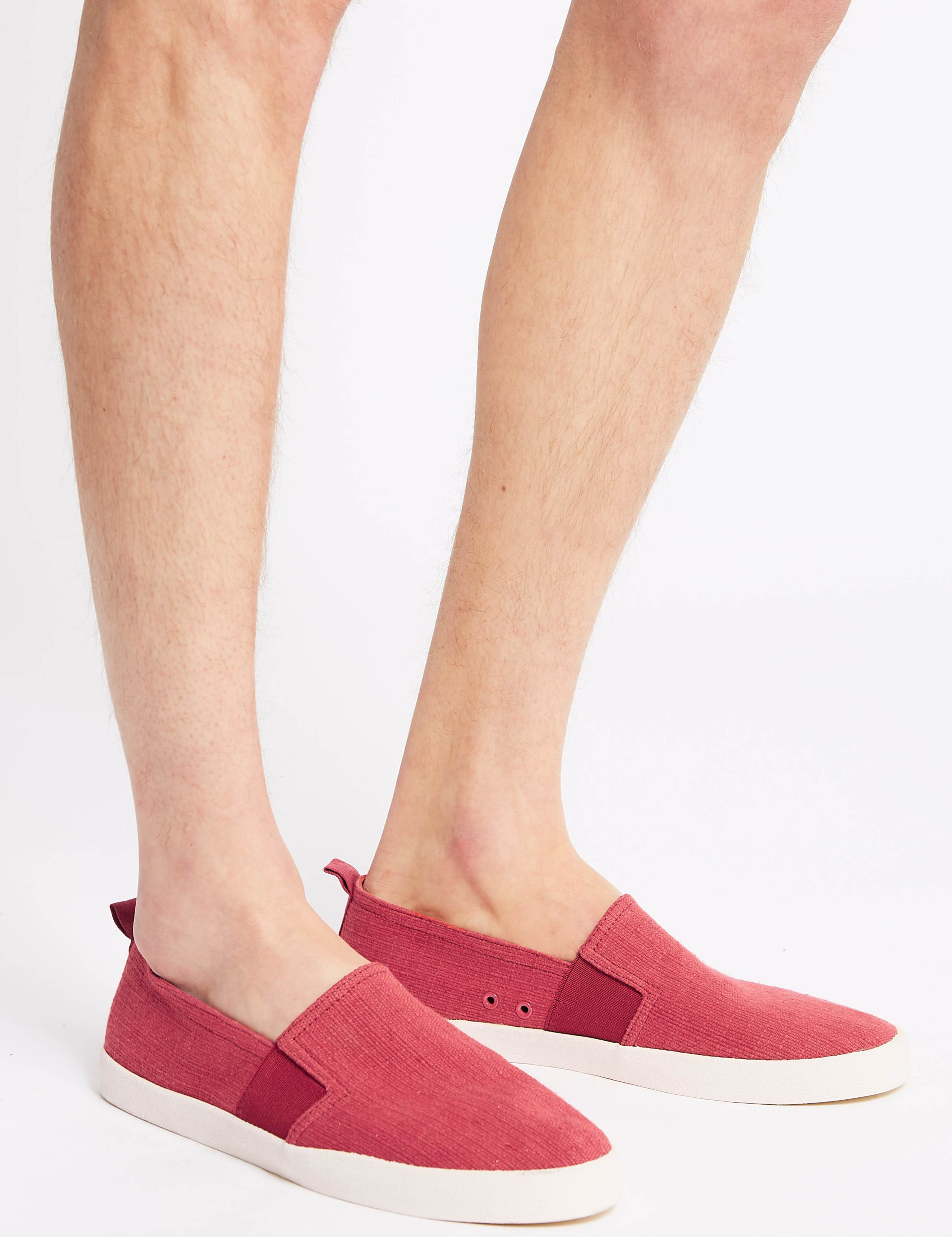 Canvas Slip-on Pump Shoes 1 of 6