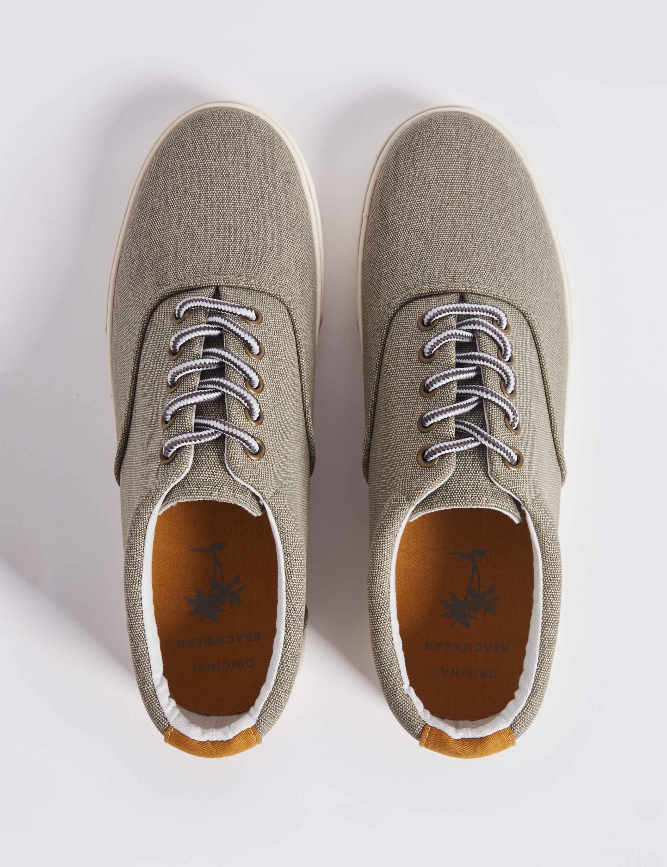 Canvas Lace-up Trainers 4 of 6
